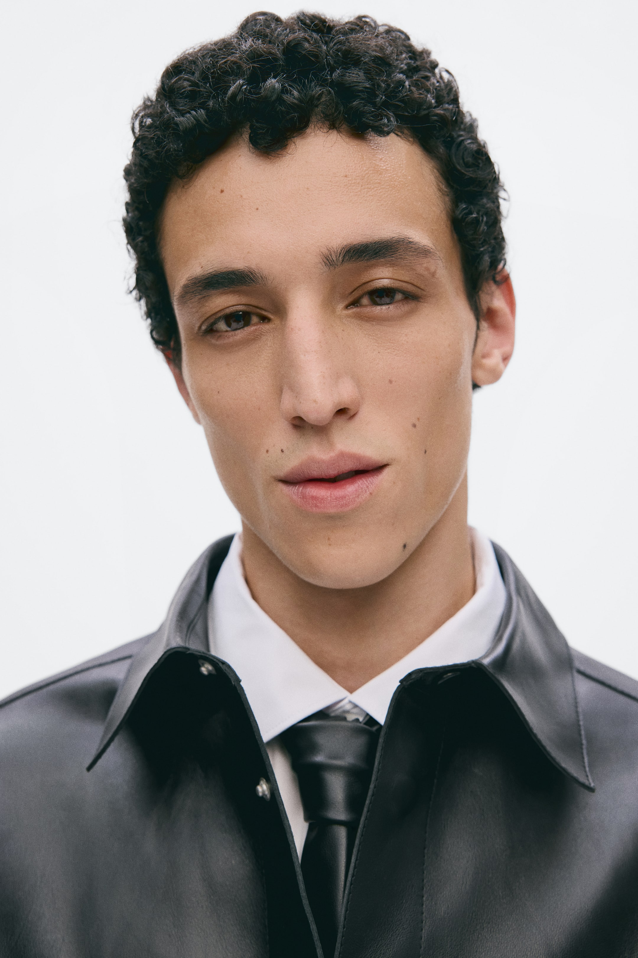 Leather Overshirt