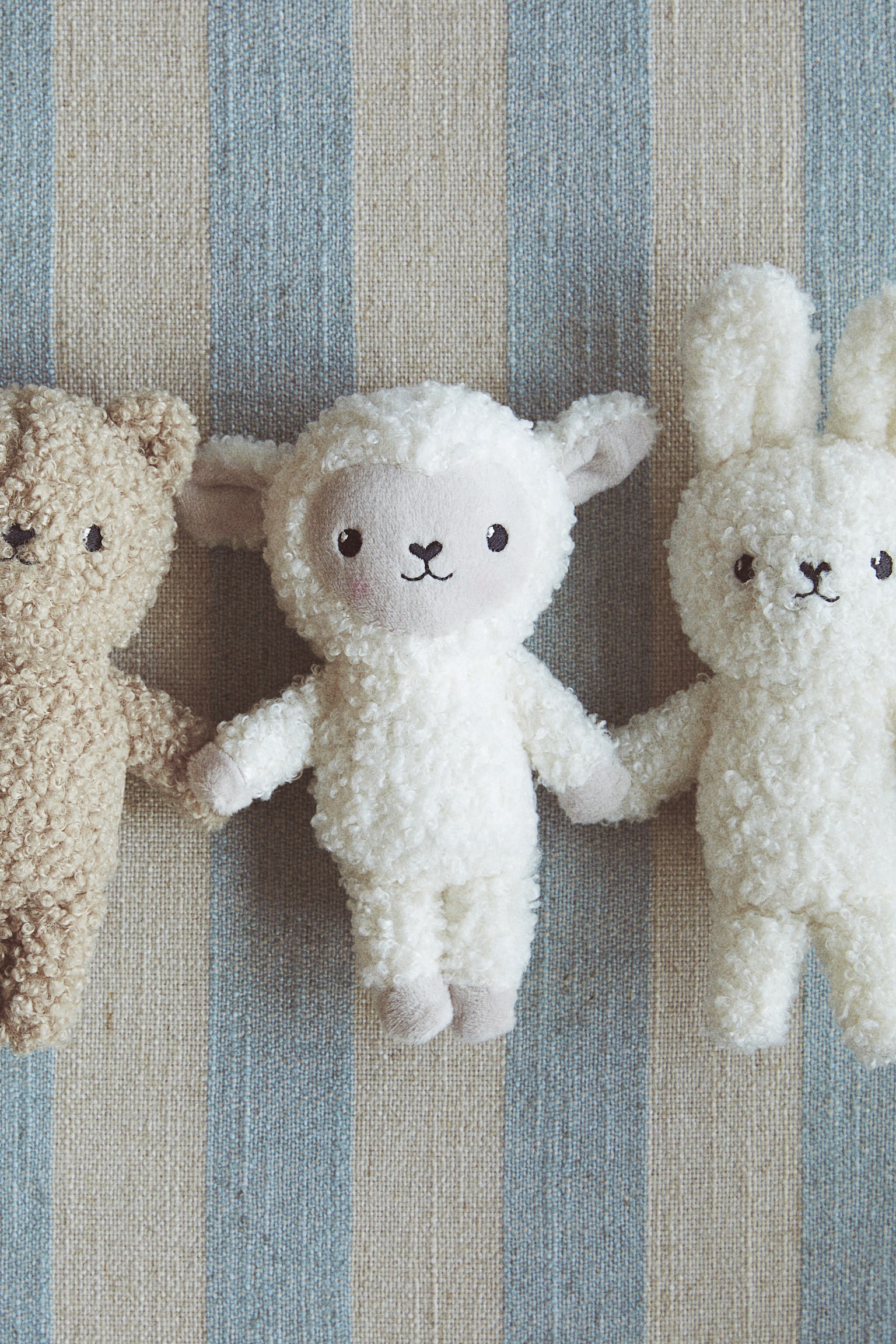 Soft rattle - White/Lamb/Light beige/Bear/White/Bunny/Light dusty pink/Bird - 2