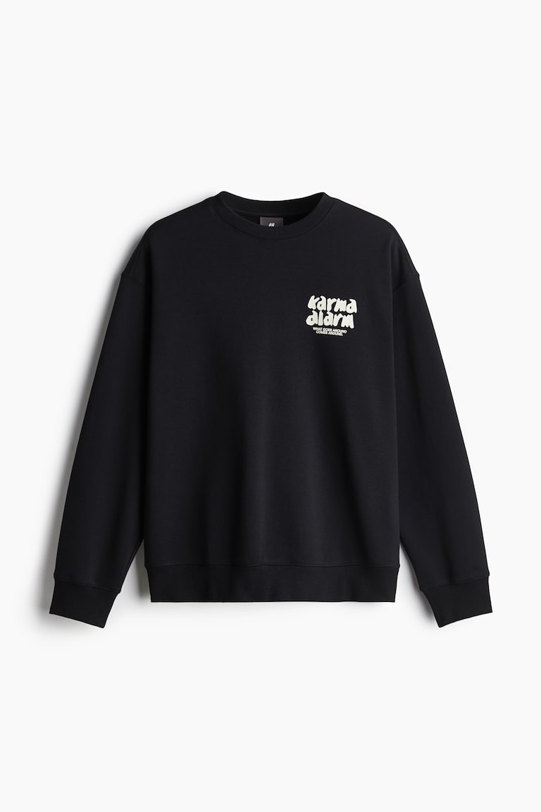 Dukserica s aplikacijom Loose Fit