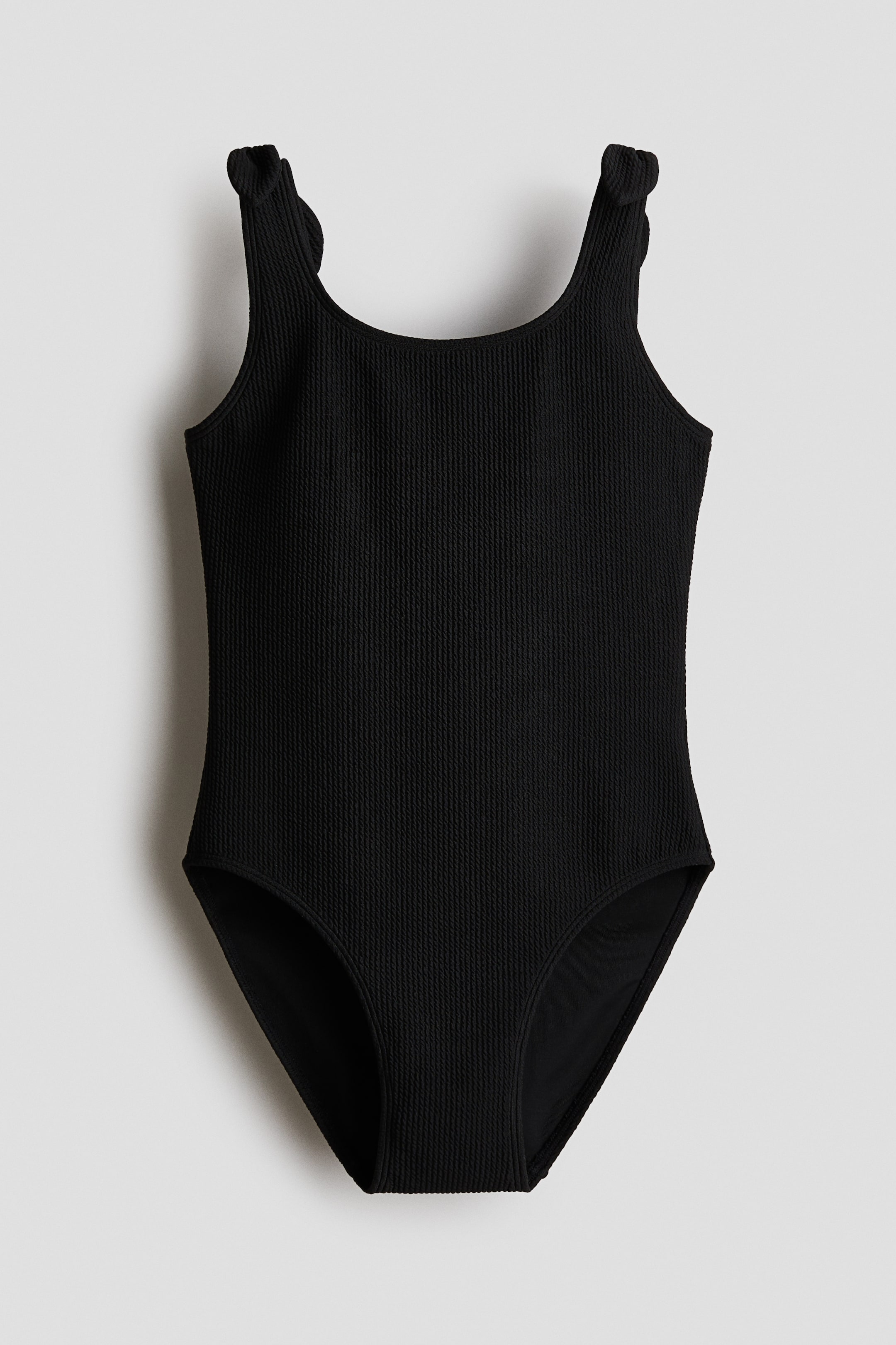 View larger image: Textured swimsuit - Black - Kids | H&M IE 1