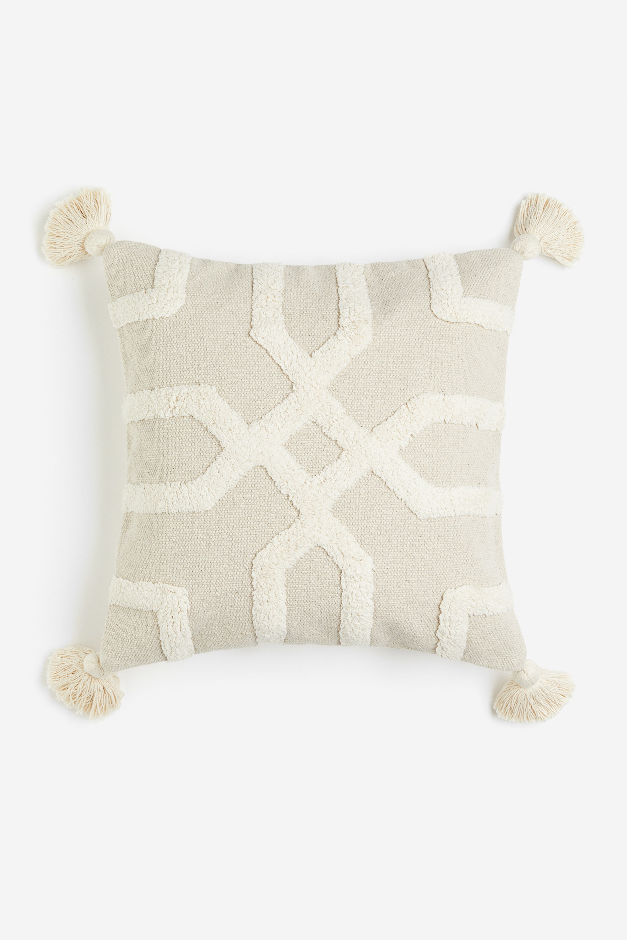 Tasseled Cushion Cover