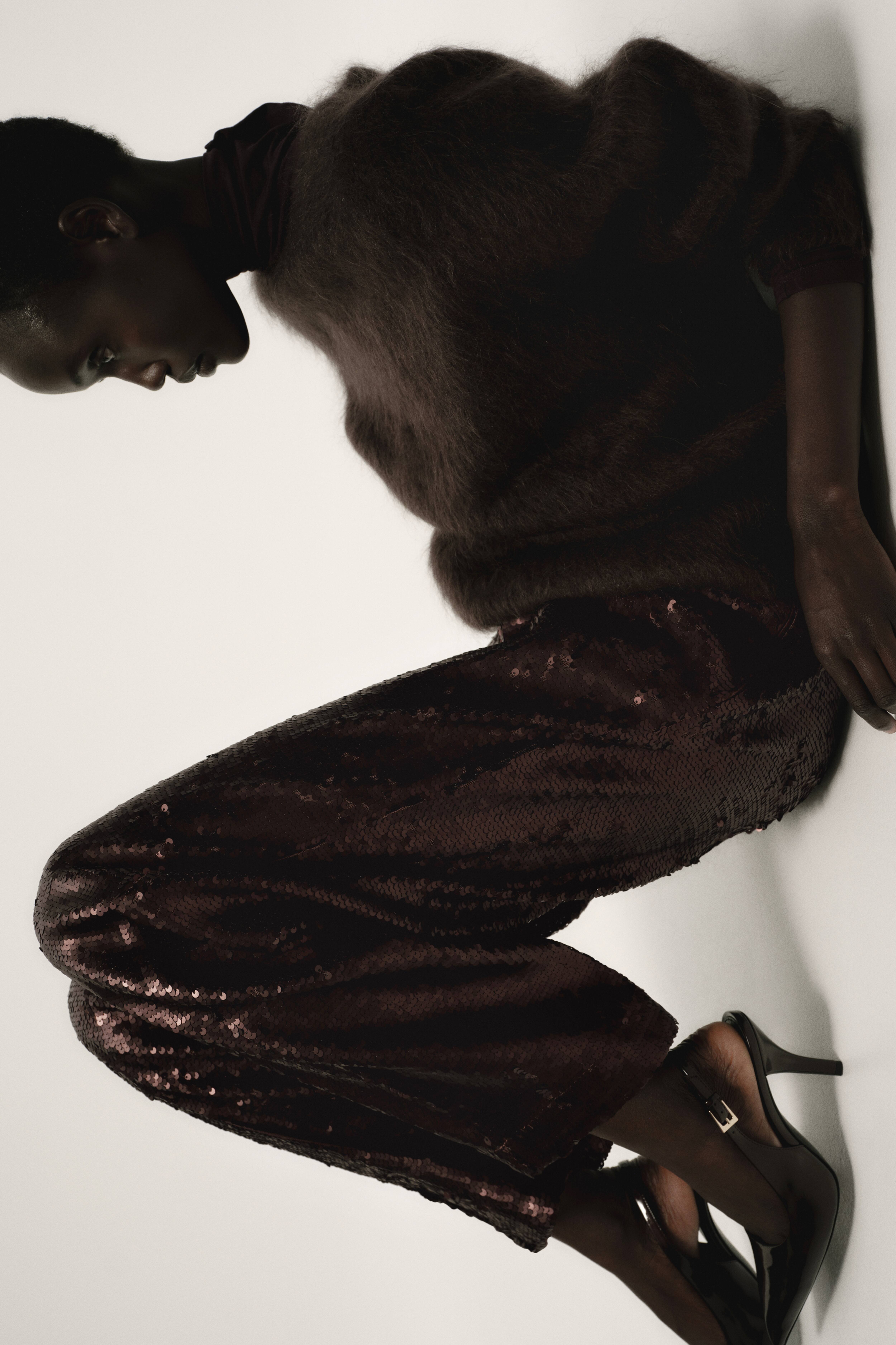 Pantalon à sequins
