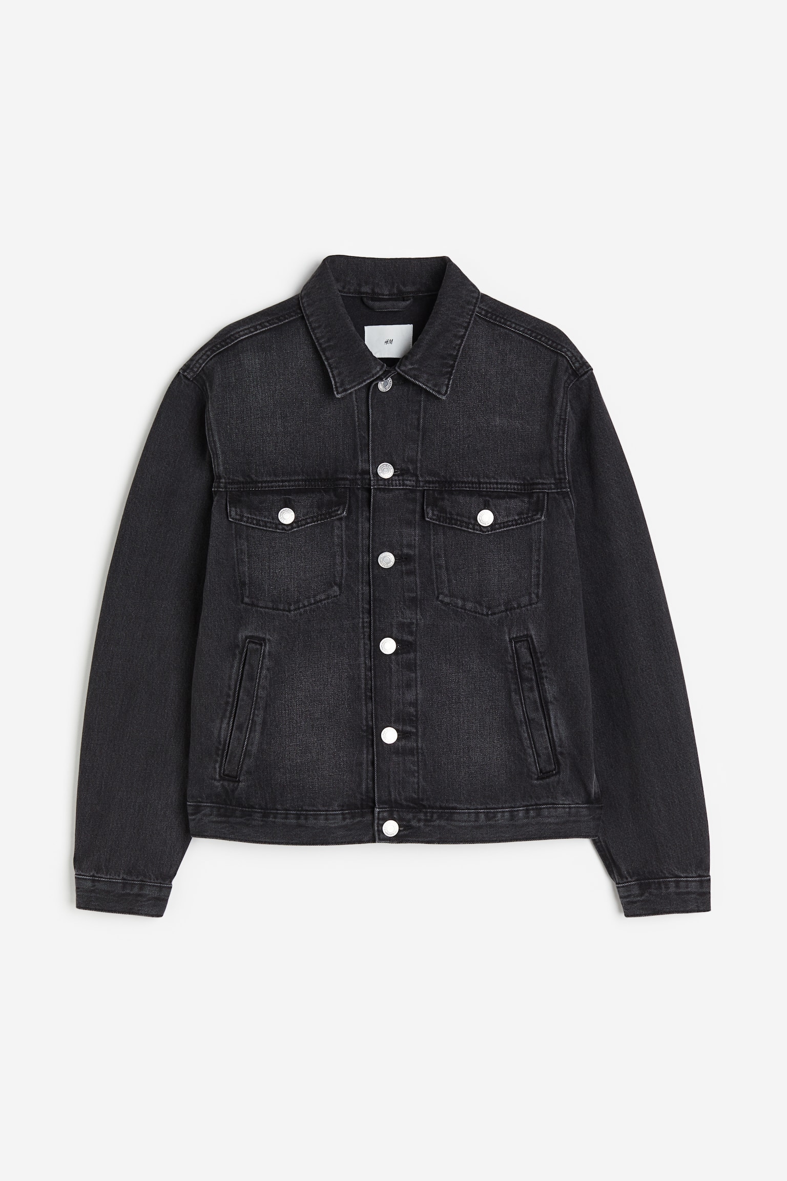 Regular Fit Denim jacket - Black - 2