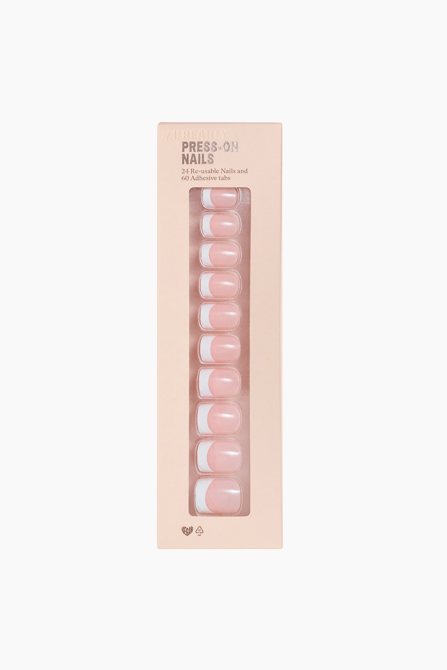 Press-on nails - Square Short French Mani/Bordeaux Blush/Almond Medium Radiant Glow/Oval Long Scarlet Red/Square Long Glimmer Pink