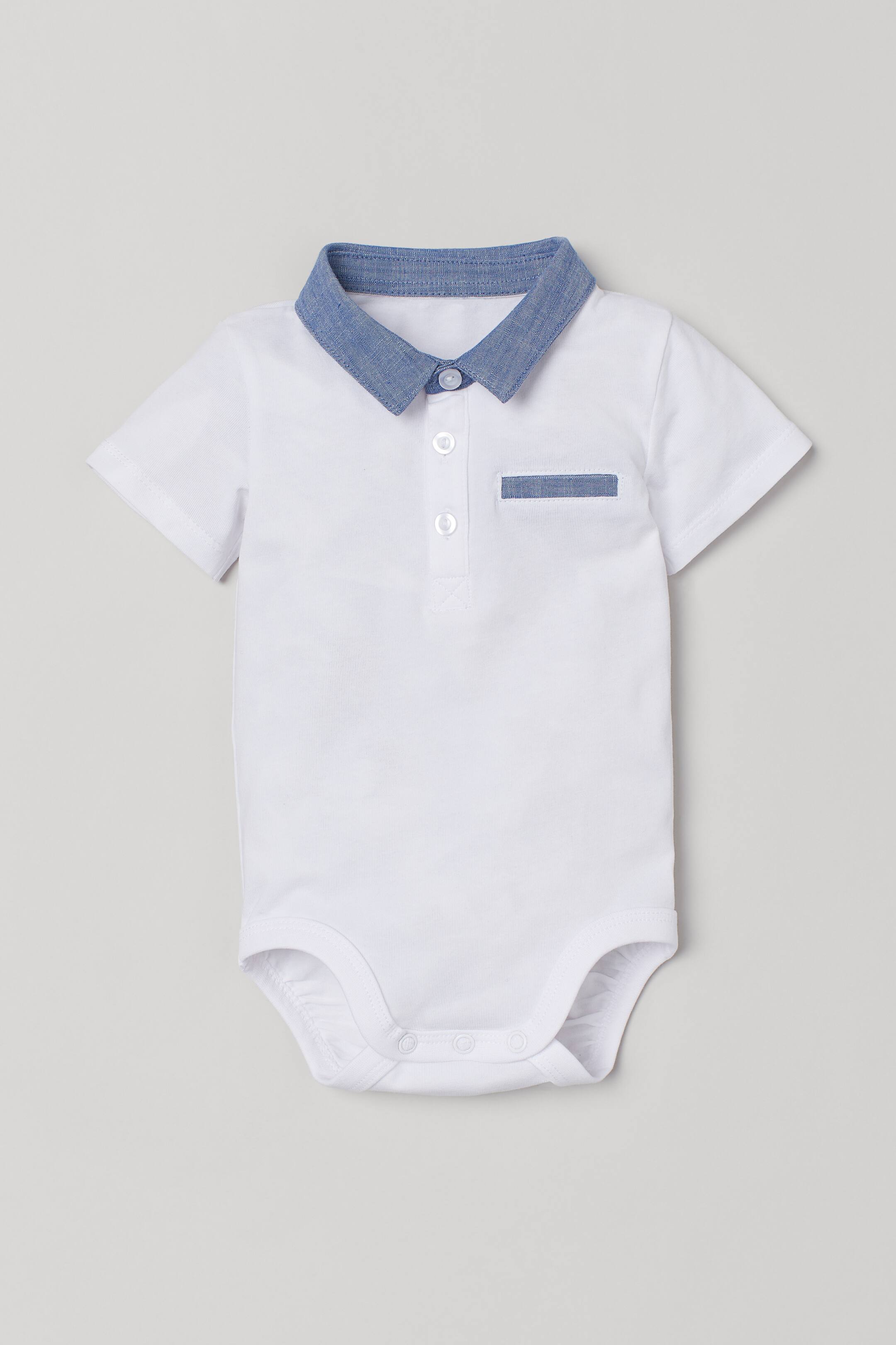 查看大圖: 有領連身衣 - 白色 - Kids | H&M 1