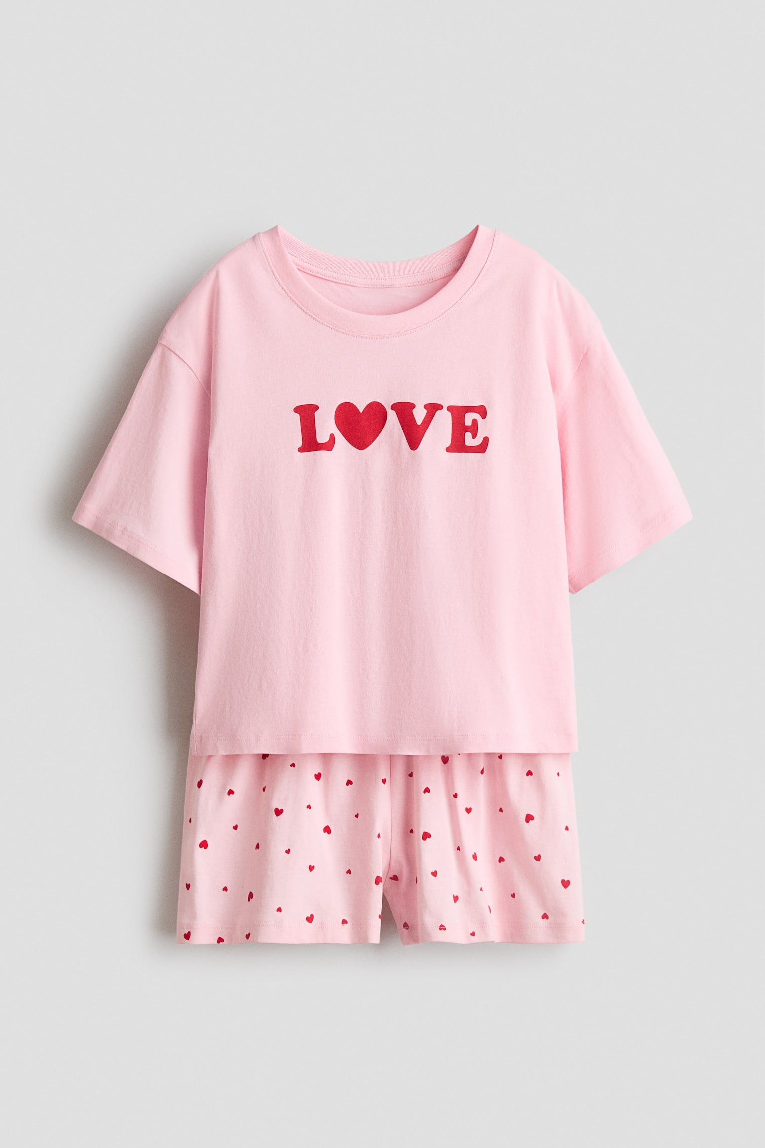 Bavlnené pyžamo - Ružová/Love/Biela/jahody/Svetlomodrá/citróny/Svetlomodrá/Feelin' Homey/Svetlosivá/Comfy Days/Svetlomodrá/kvetovaná