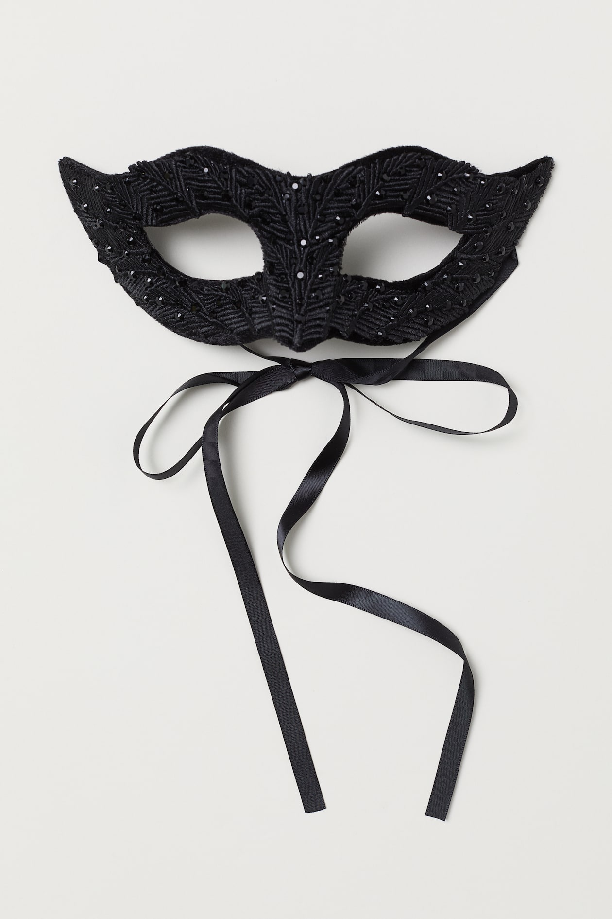 化裝舞會面具 - 黑色 - Ladies | H\u0026M, image size:1260x1890
