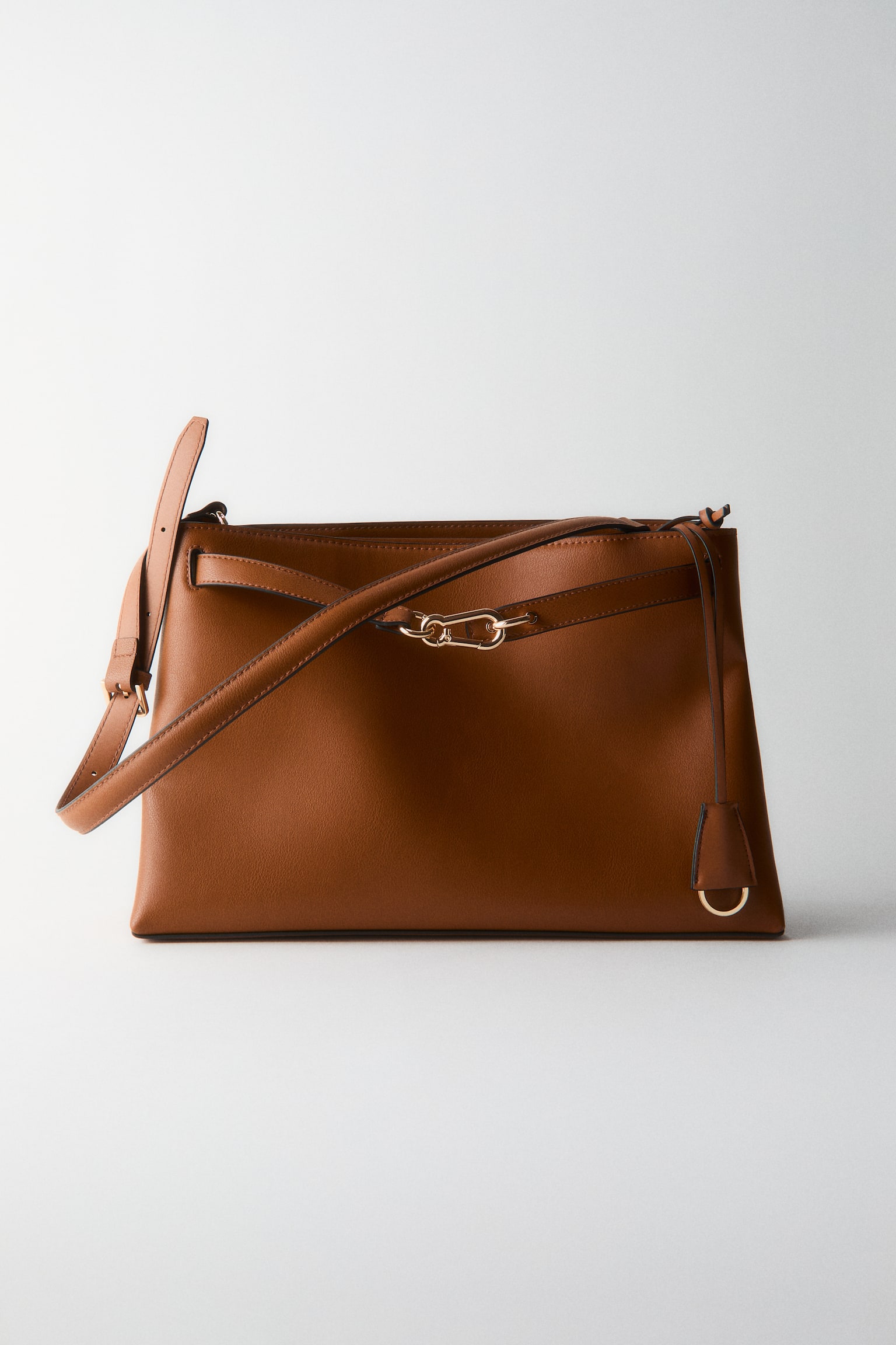 Shoulder bag - Brown/Black/Greige - 1