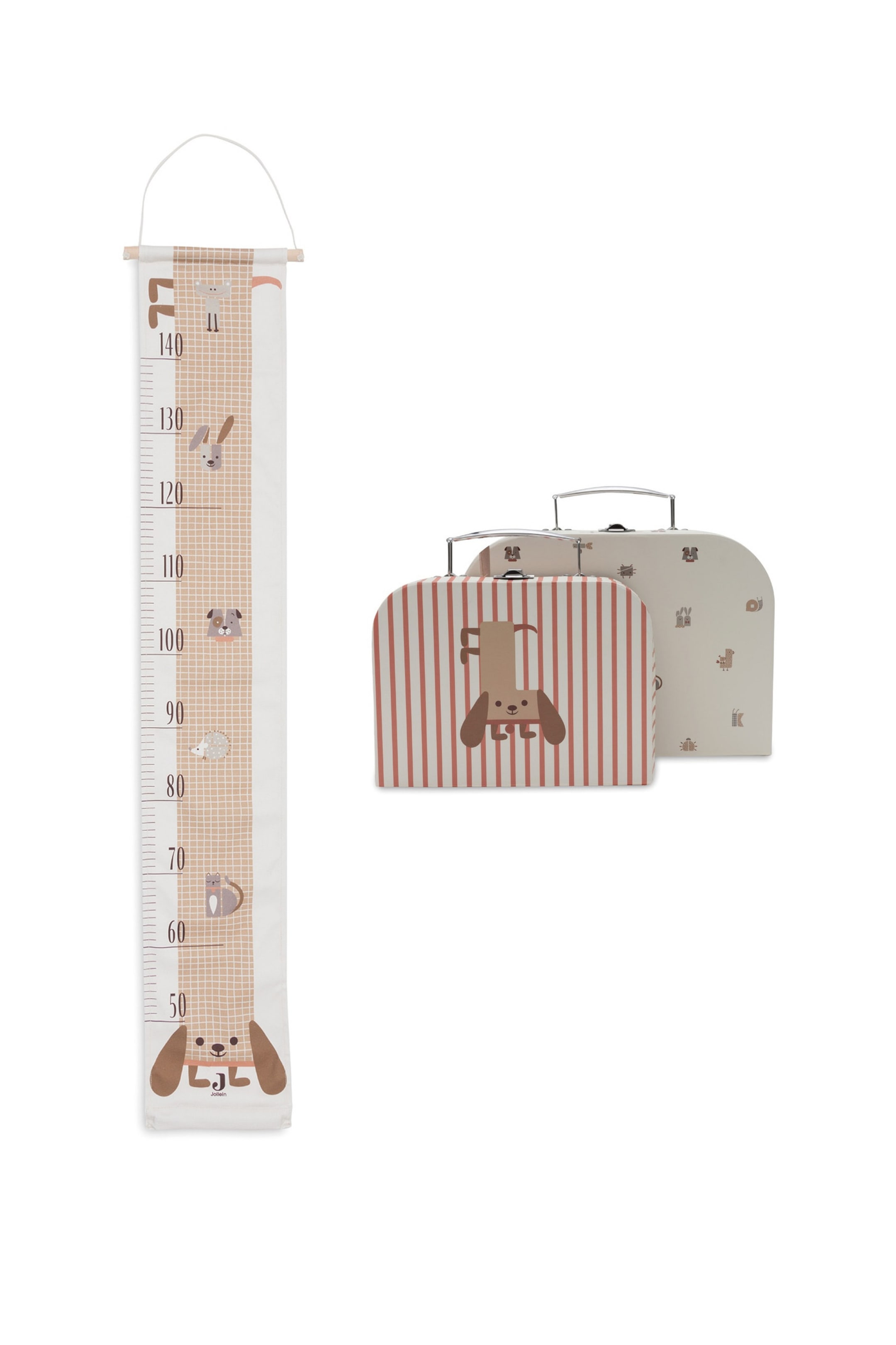 Größeres Bild anzeigen: Messlatte & Spielkoffer - Animal Friends - Jollein - Home All | H&M AT 1