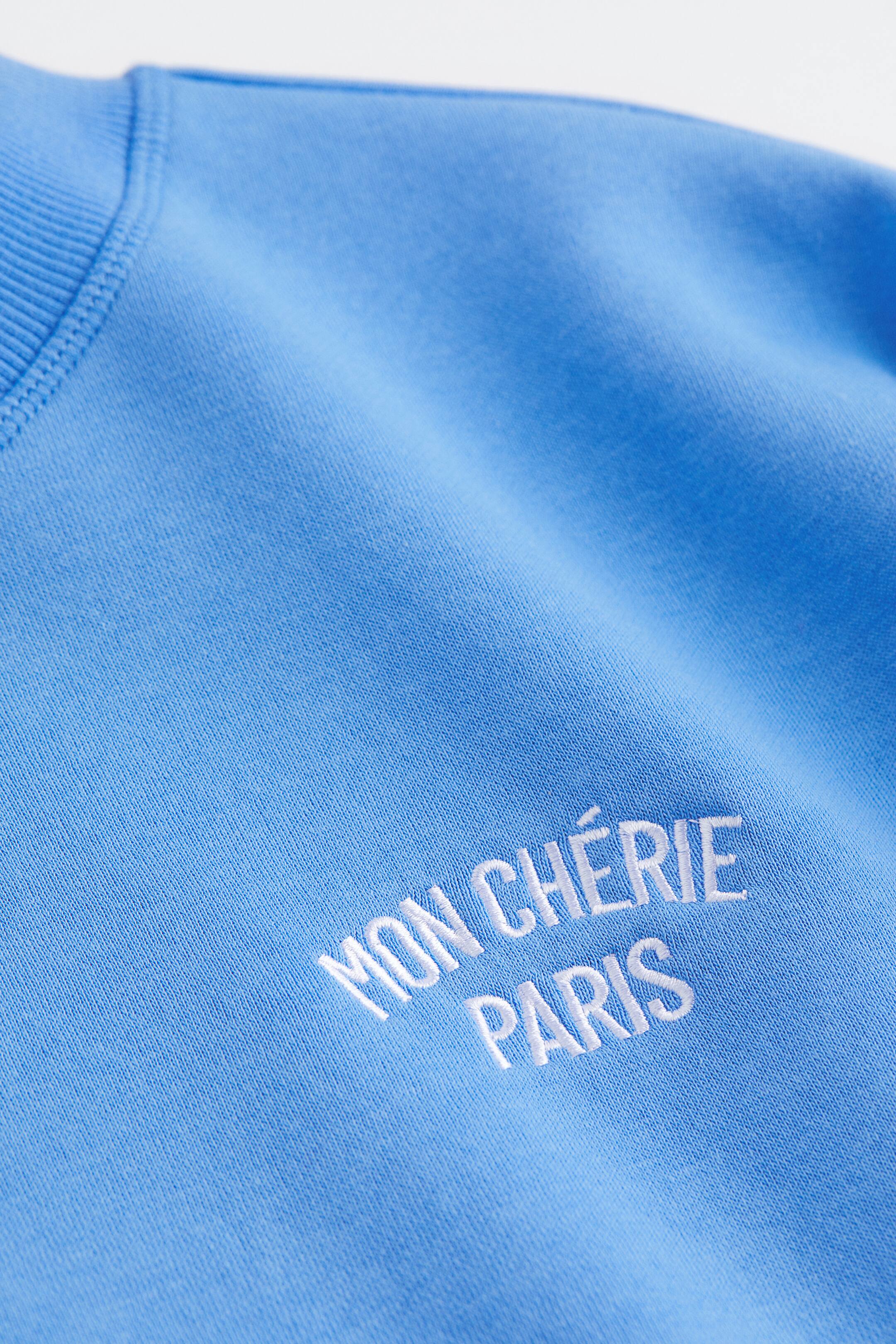 הצגת תמונה גדולה יותר: סווטשירט - כחול/Mon Chérie Paris - Ladies | H&M IL 2