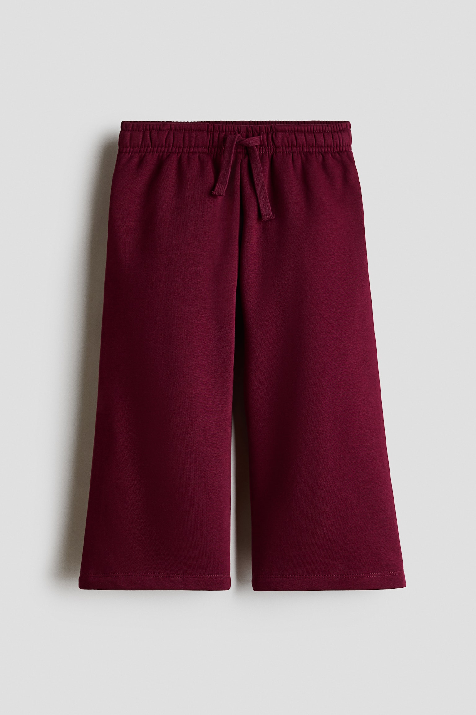 Wide-leg brushed-inside joggers - Dark red/Light purple/Beige/Leopard print/Pink