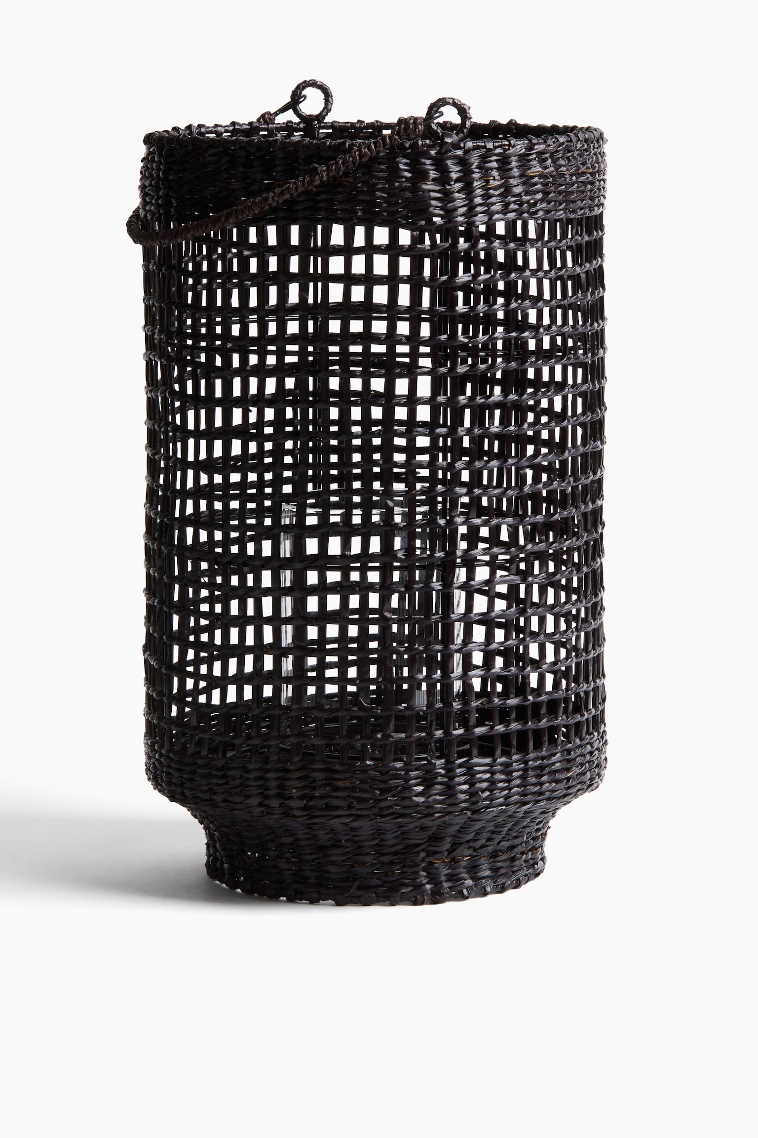 Extra-large seagrass lantern - Dark brown - 5