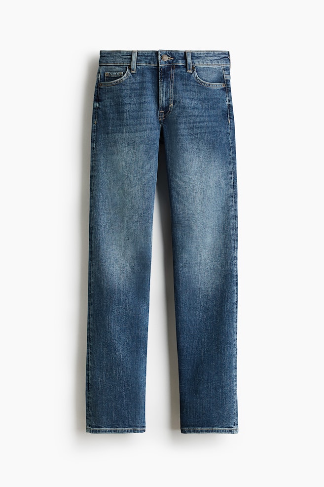 Slim Regular-Waist Jeans - Denim blue/Denim blue/Dark denim blue - 1