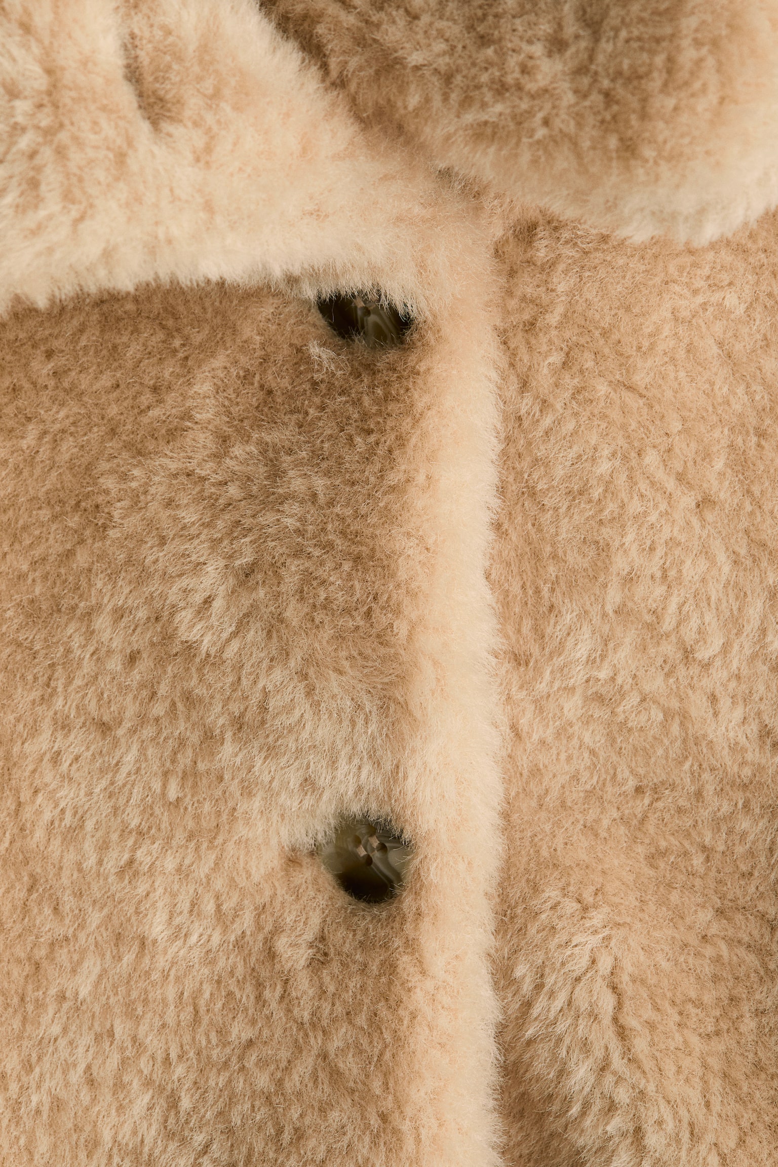 Детская куртка H&M Fluffy, цвет: Бежевый — фото 2