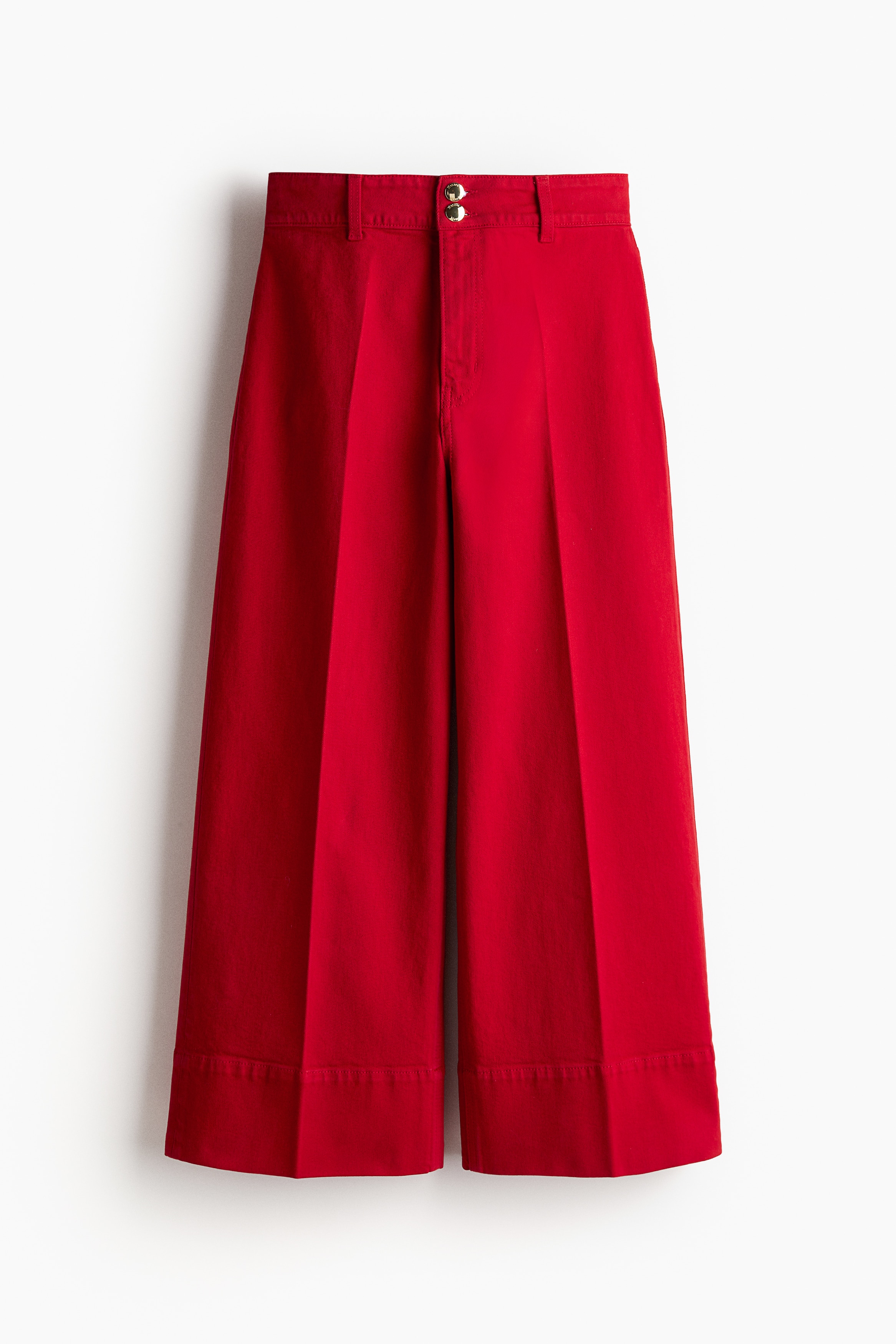 Wide High Cropped Jeans