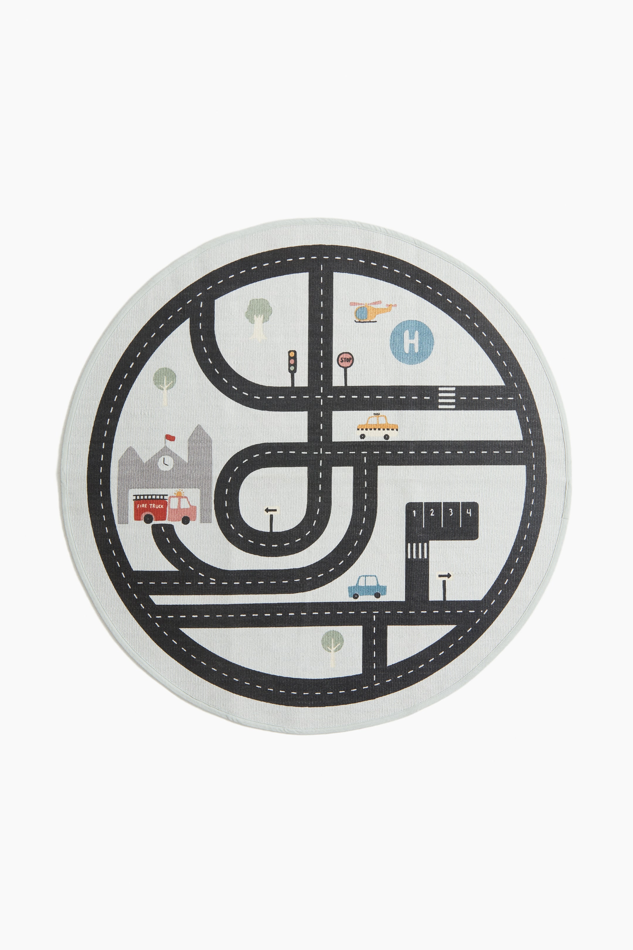 Round Road Playmat