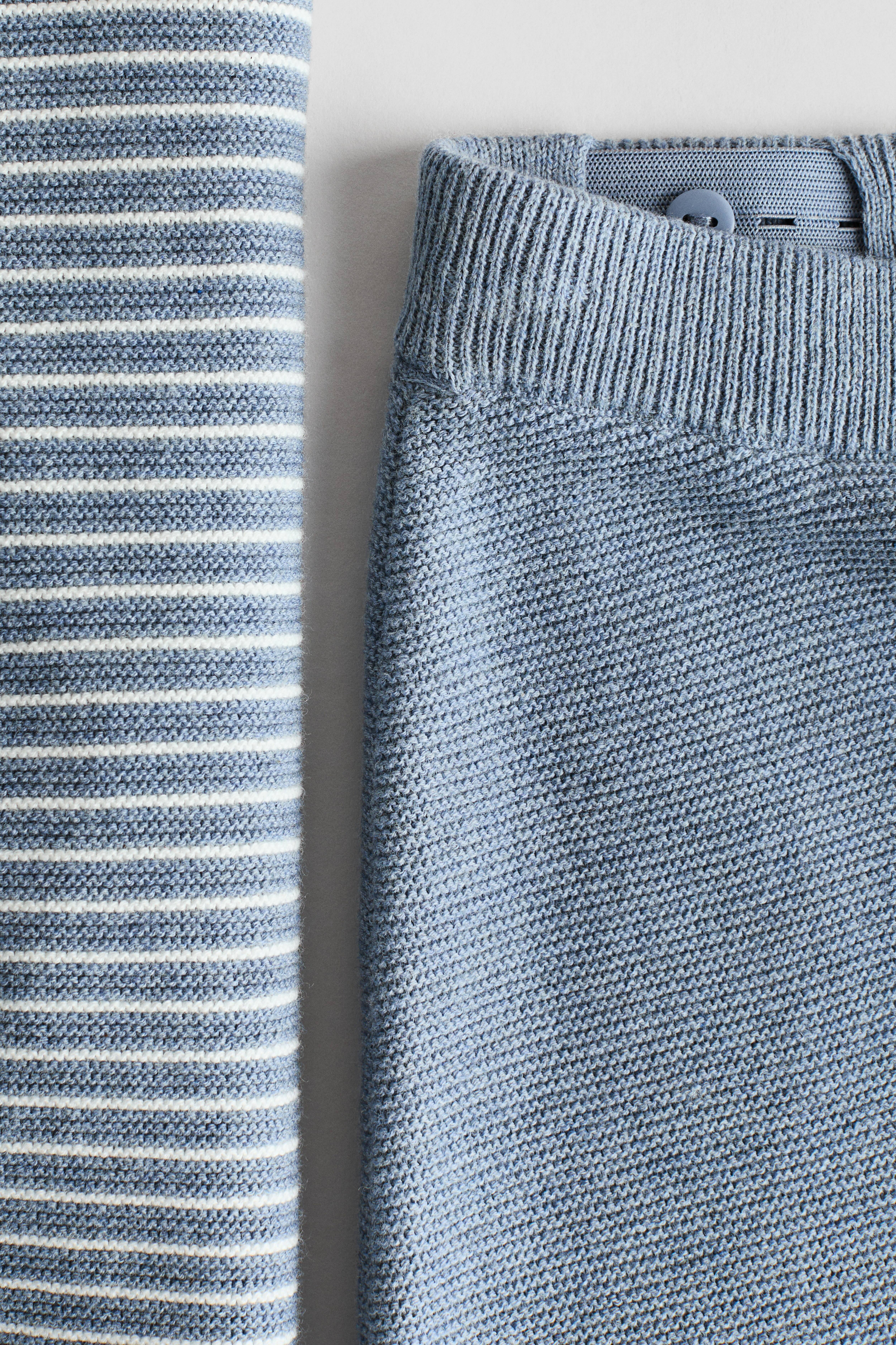 Ensemble 2 pièces en fin tricot de coton