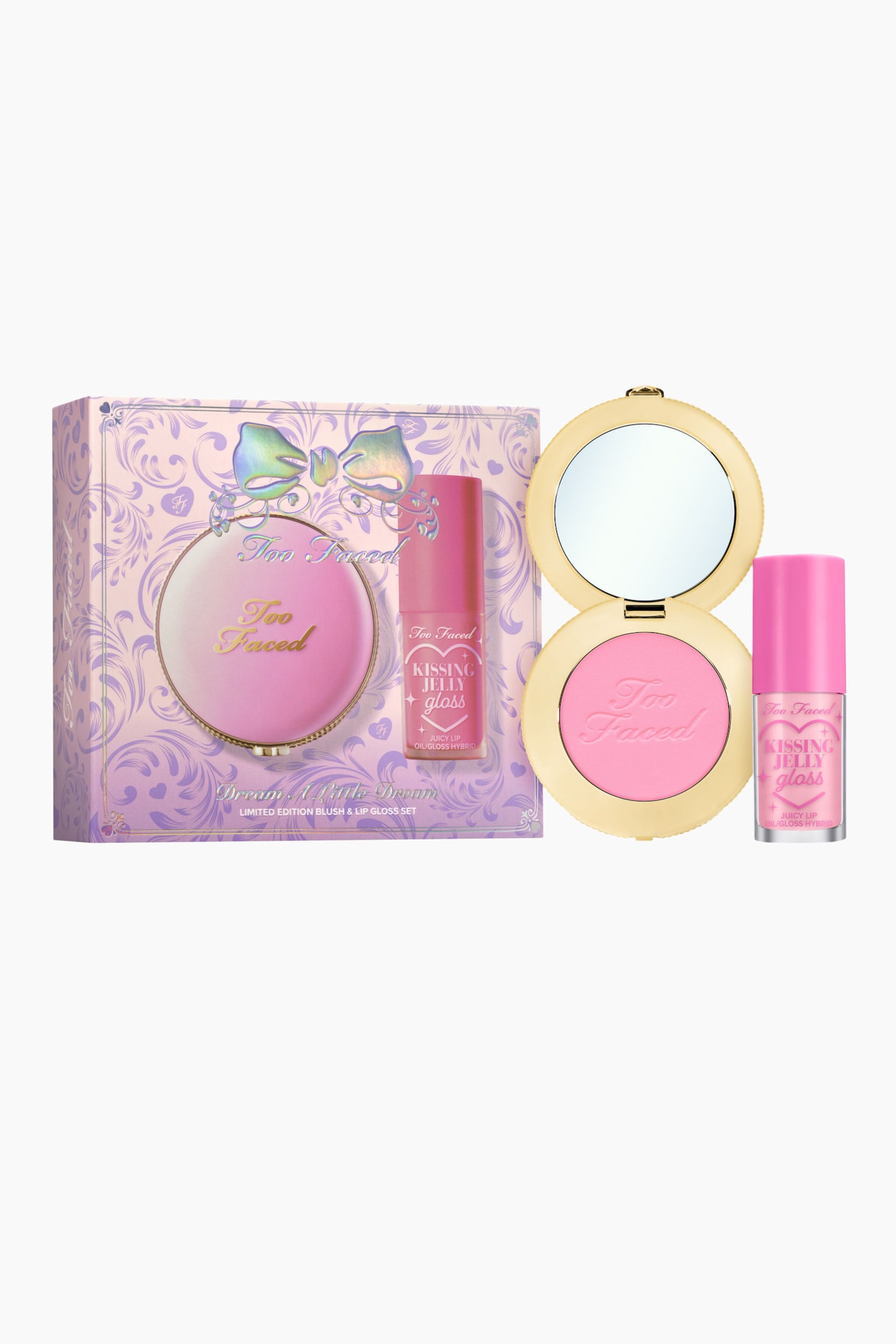 Dream A Little Dream: Blush & Lip Gloss Set - Cloud Crush + Kissing Jelly