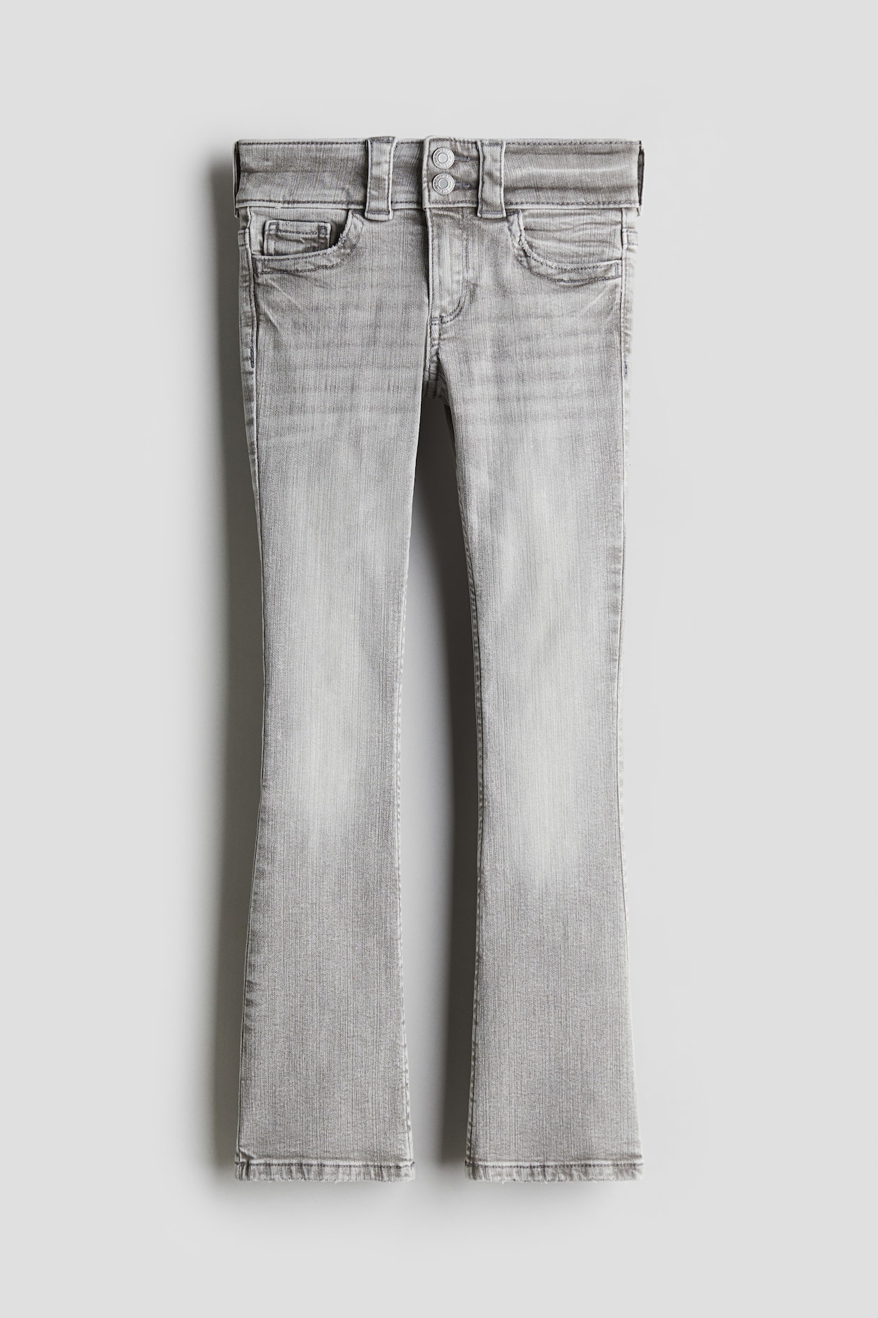 Bootcut Low Jeans Light grey Kids H&M IN