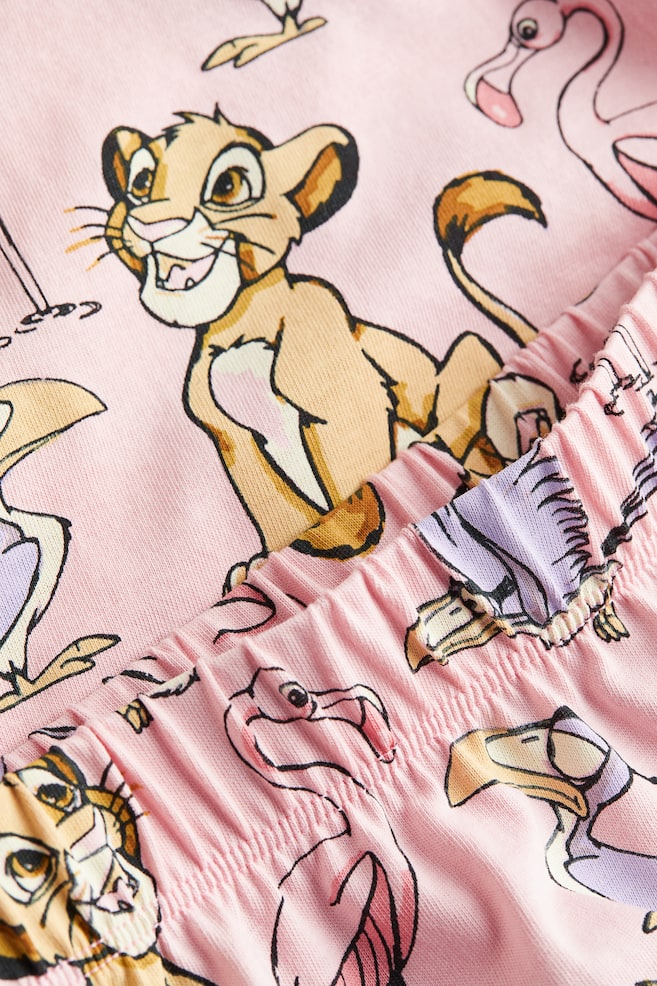 Cotton pyjamas - Light pink/The Lion King/White/Sesame Street - 2