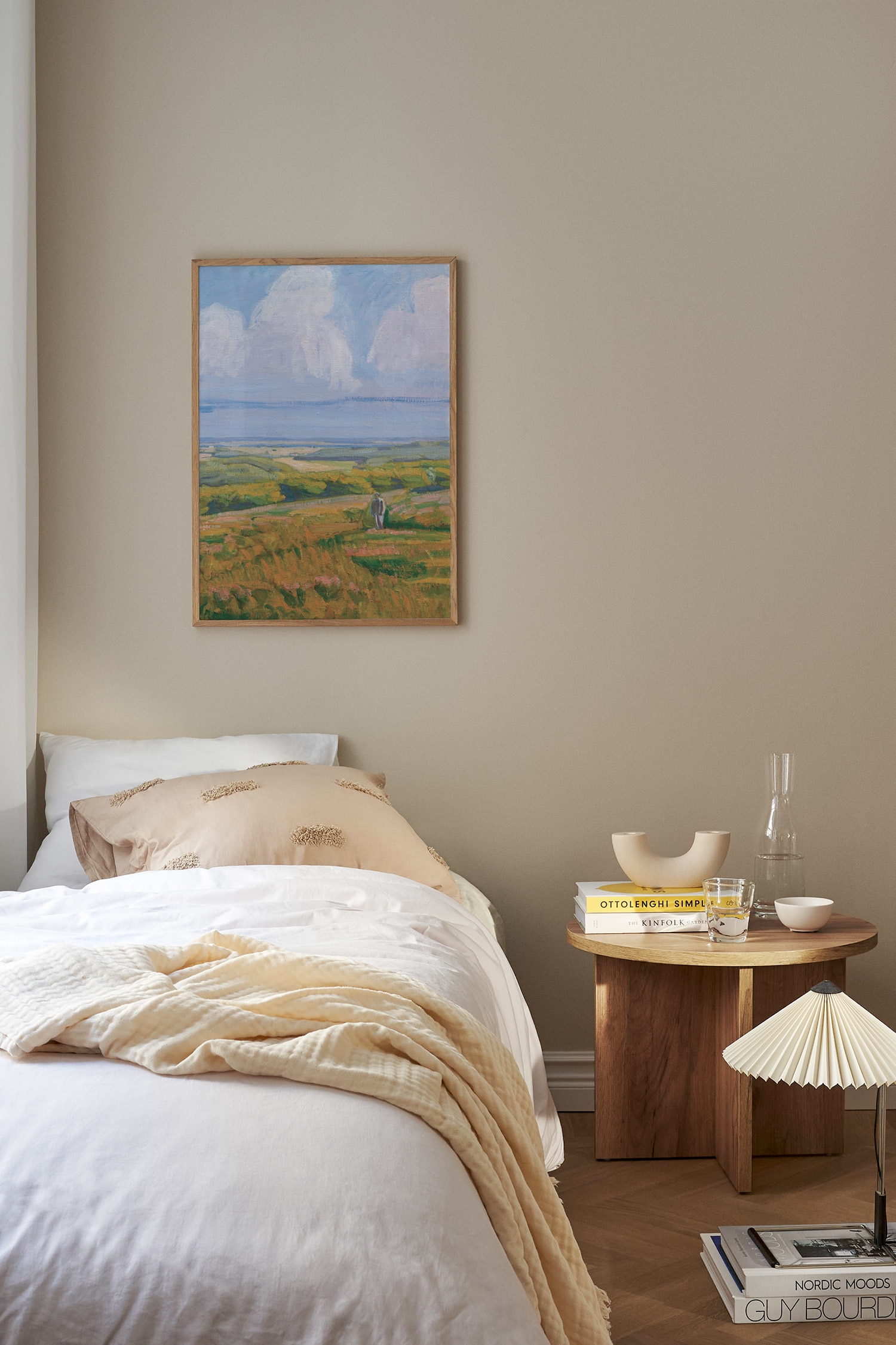 Walk In Sunny Fields Poster - Blau/grün