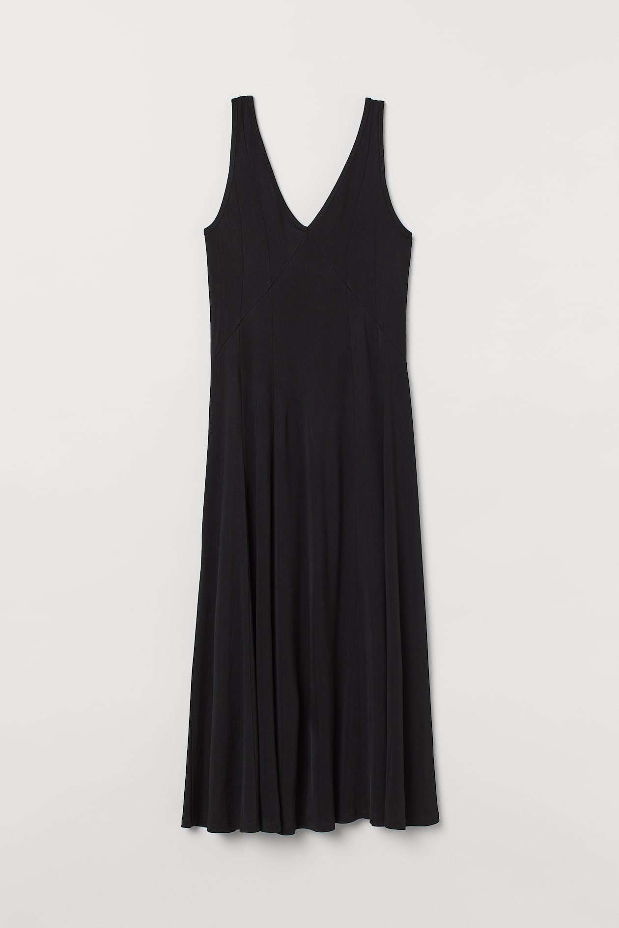 V-neck dress - V-neck - Sleeveless - Black - Ladies | H&M GB