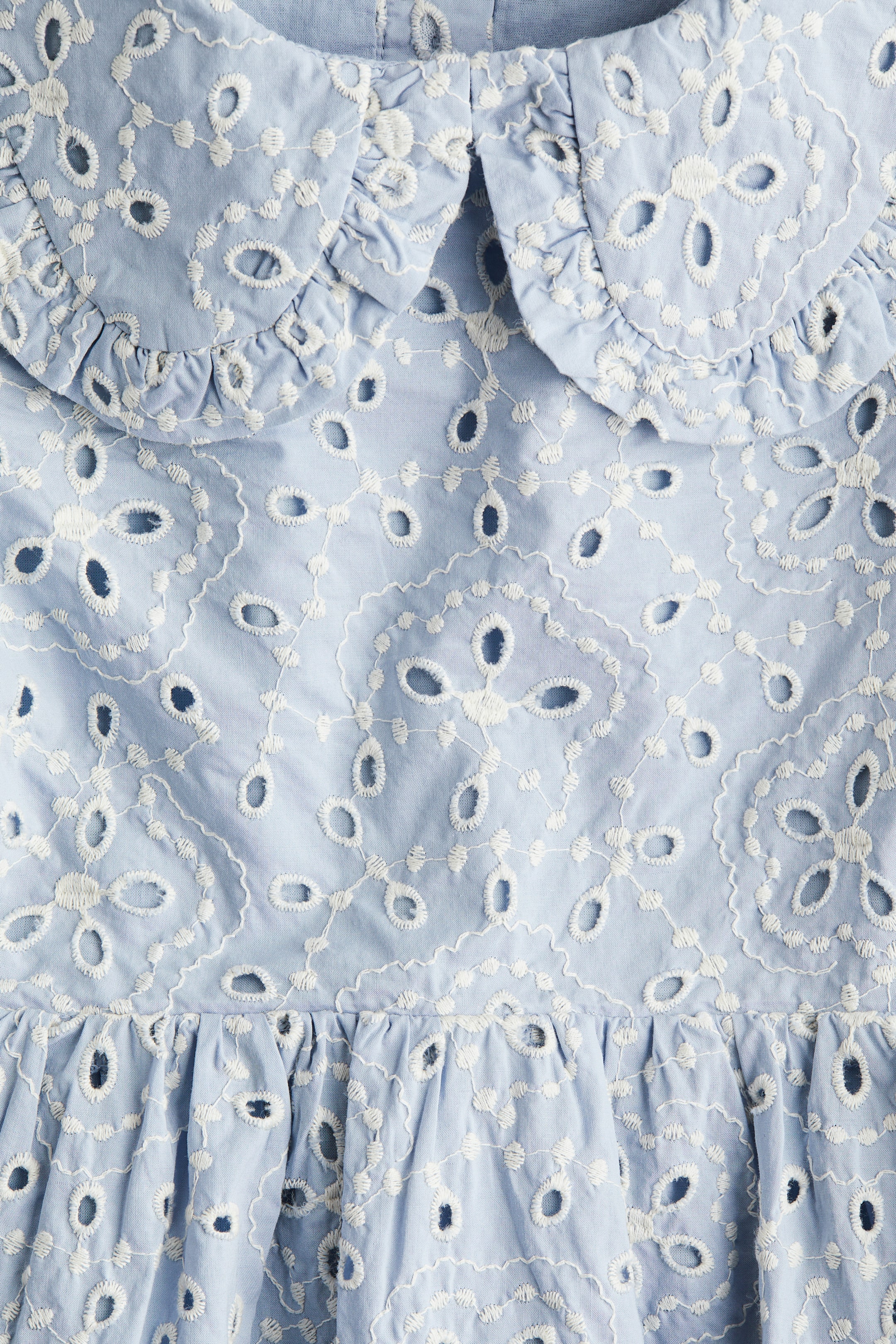 Eyelet-Embroidered Cotton Dress