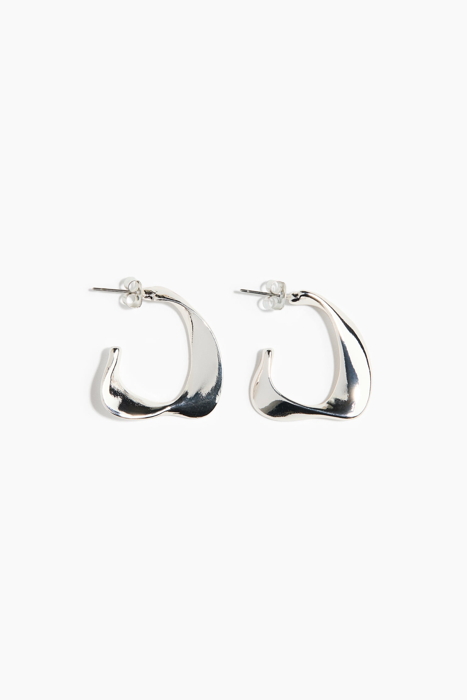 Hoop Earrings - Silver-colored/Gold-colored