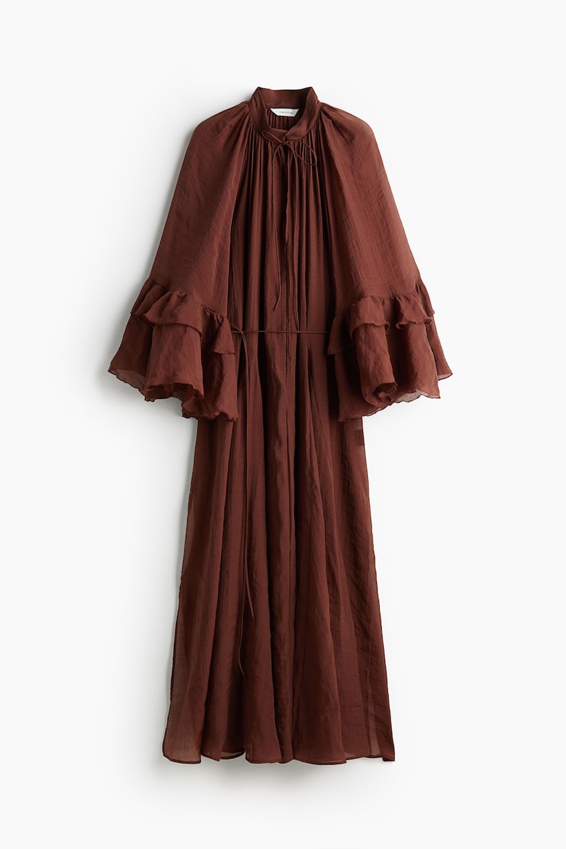 H&M flounced maxi dress 