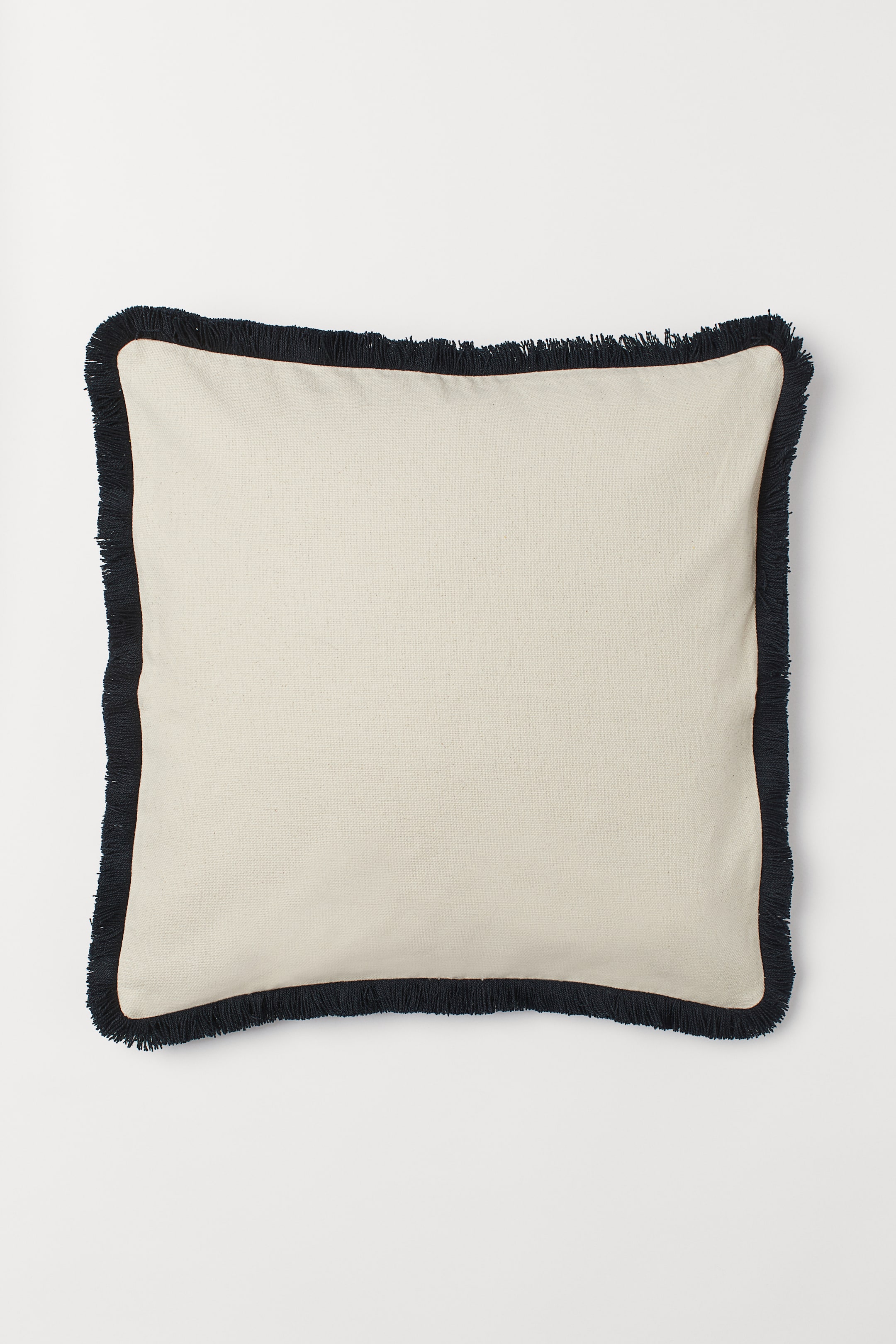 Zobacz większy obraz: Poszewka na poduszkę - Naturalna biel/Ciemnoszary - HOME | H&M PL 1