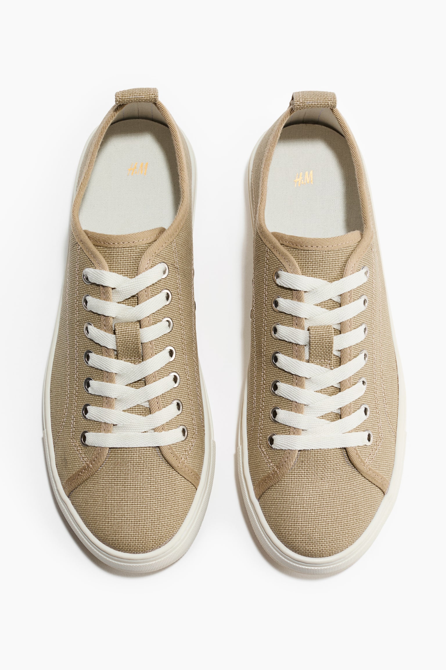 Canvas trainers - Beige/Dusty blue/White - 3