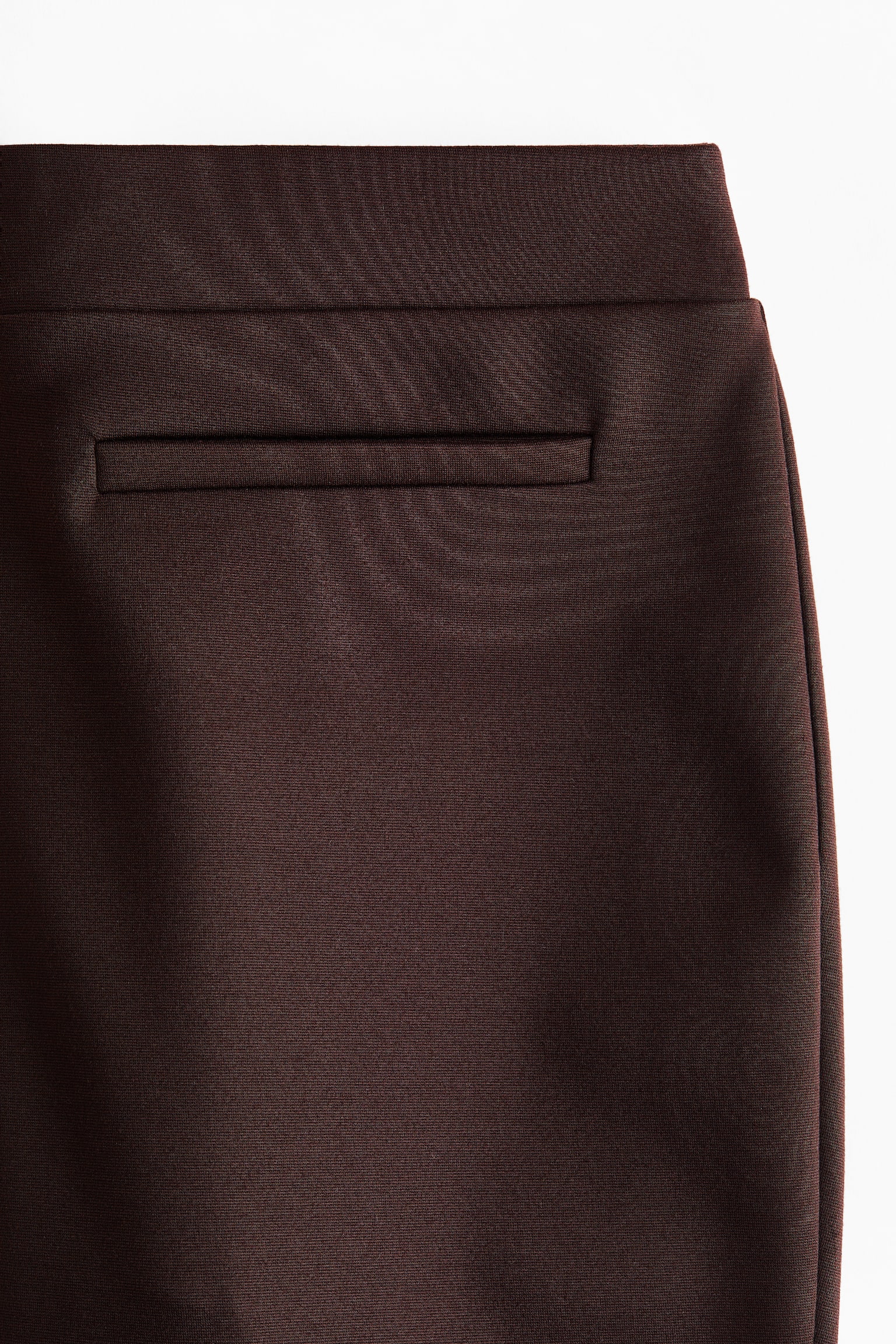 Flared trousers - Dark brown/Black/Plum red - 2