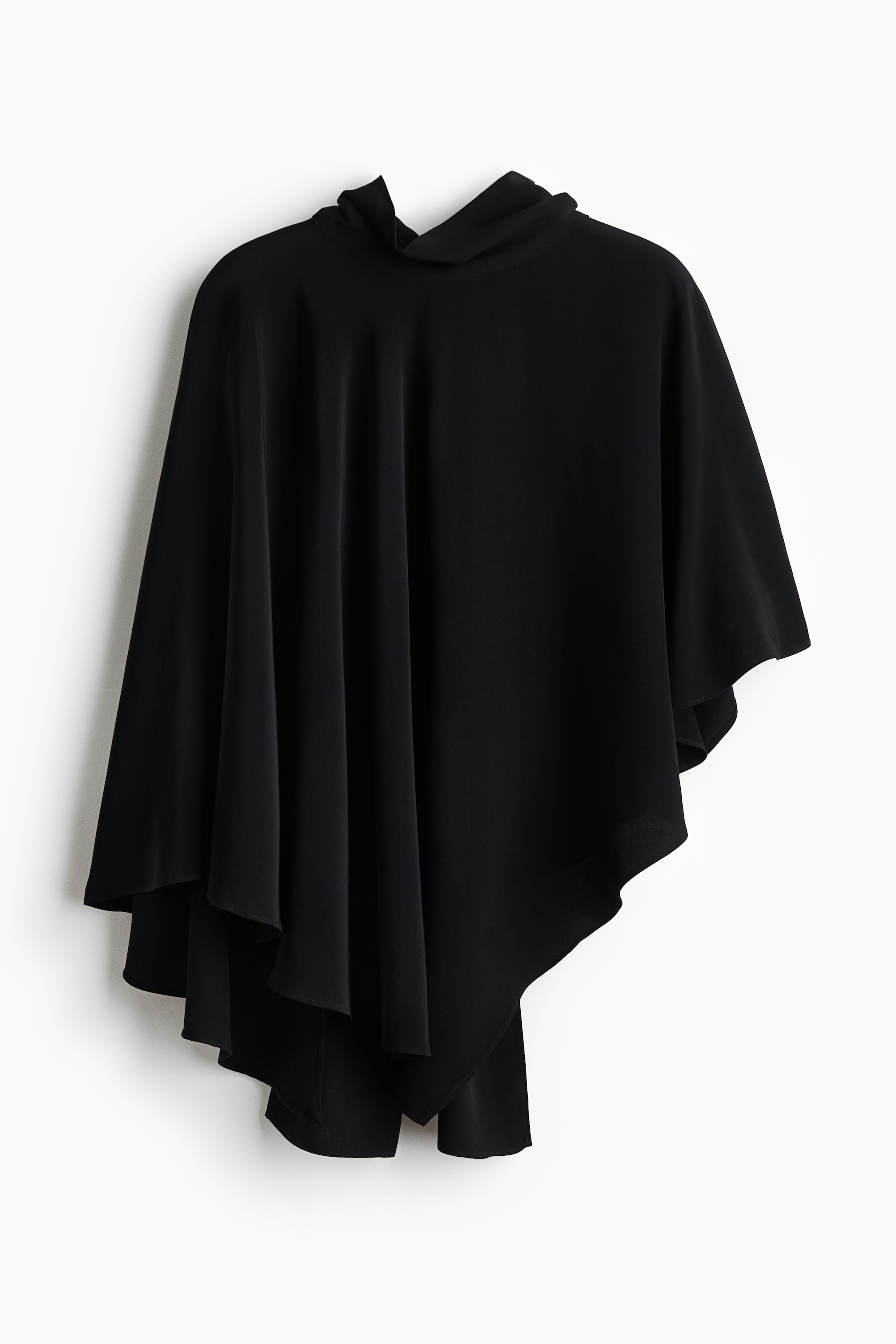 Blouse cape asymétrique
