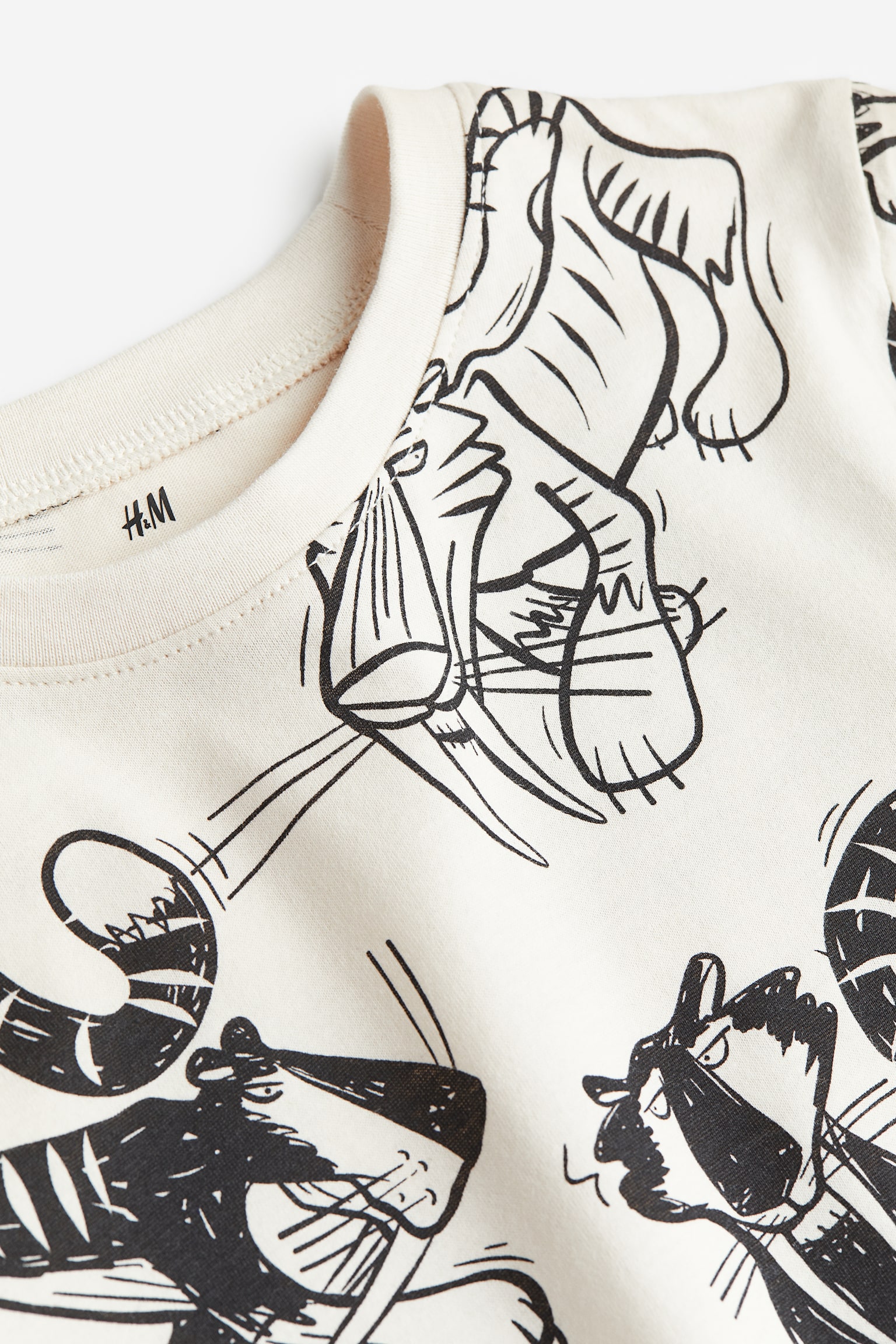 Long Sleeve Tee - Natural white/Tigers - 2