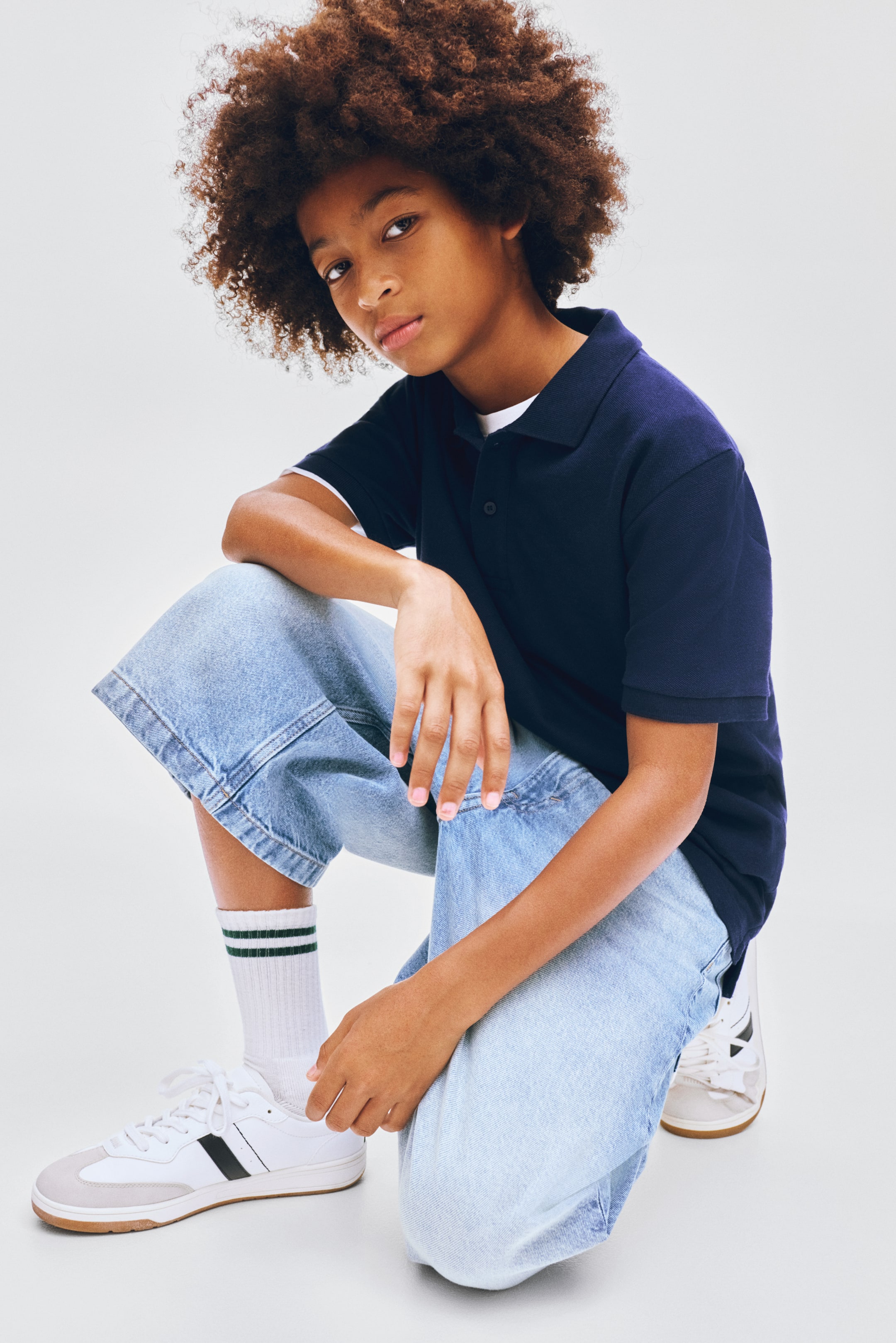 Baggy-Fit Denim Shorts