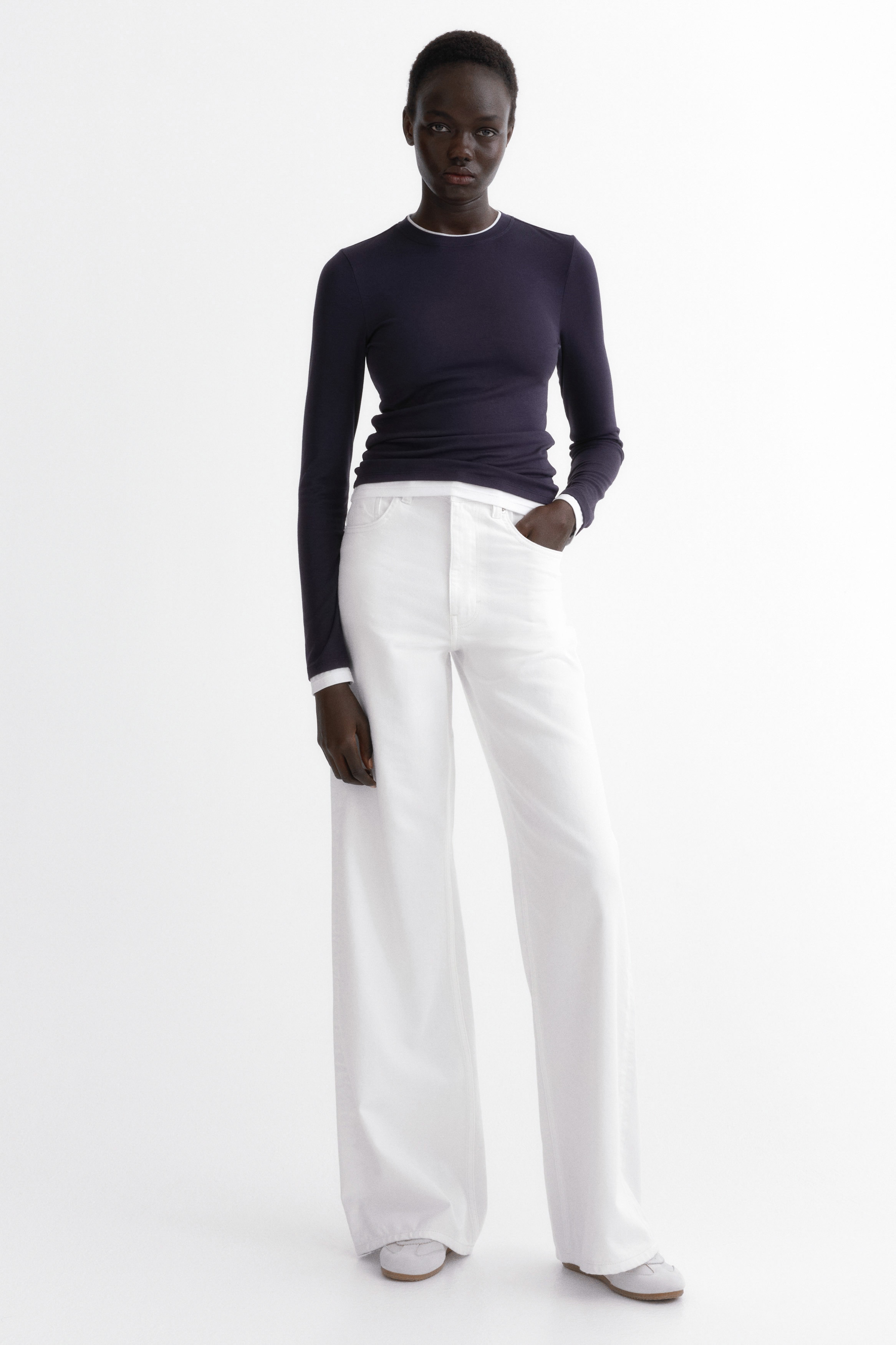 Layered-look top