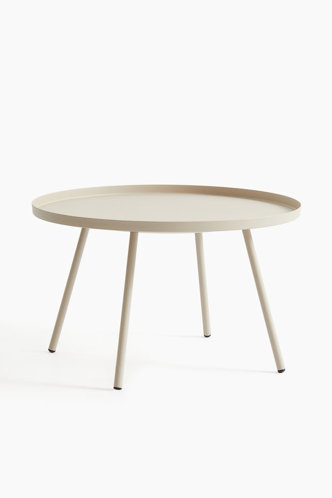 Light beige Low Side Table at H&M Home | H&M US