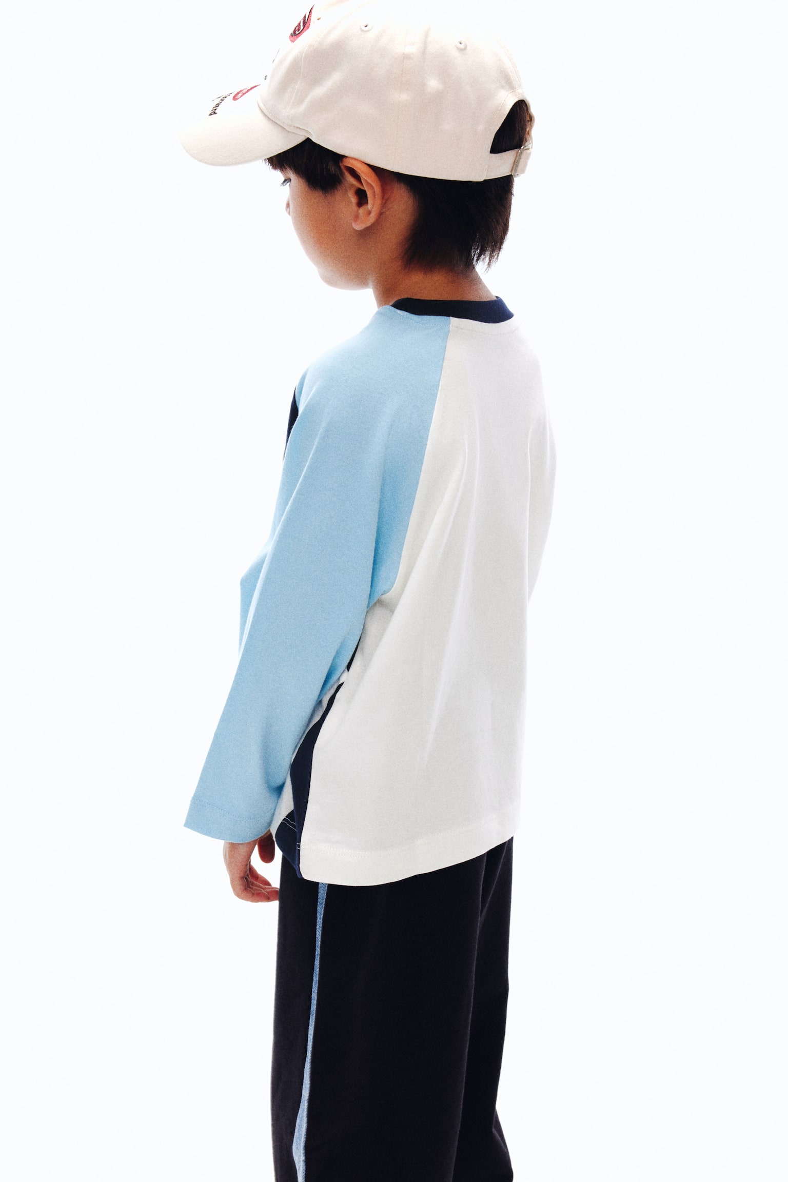 圖案長袖T恤 - 淺藍色/Movement/白色/Movement/海軍藍/Movement - 5