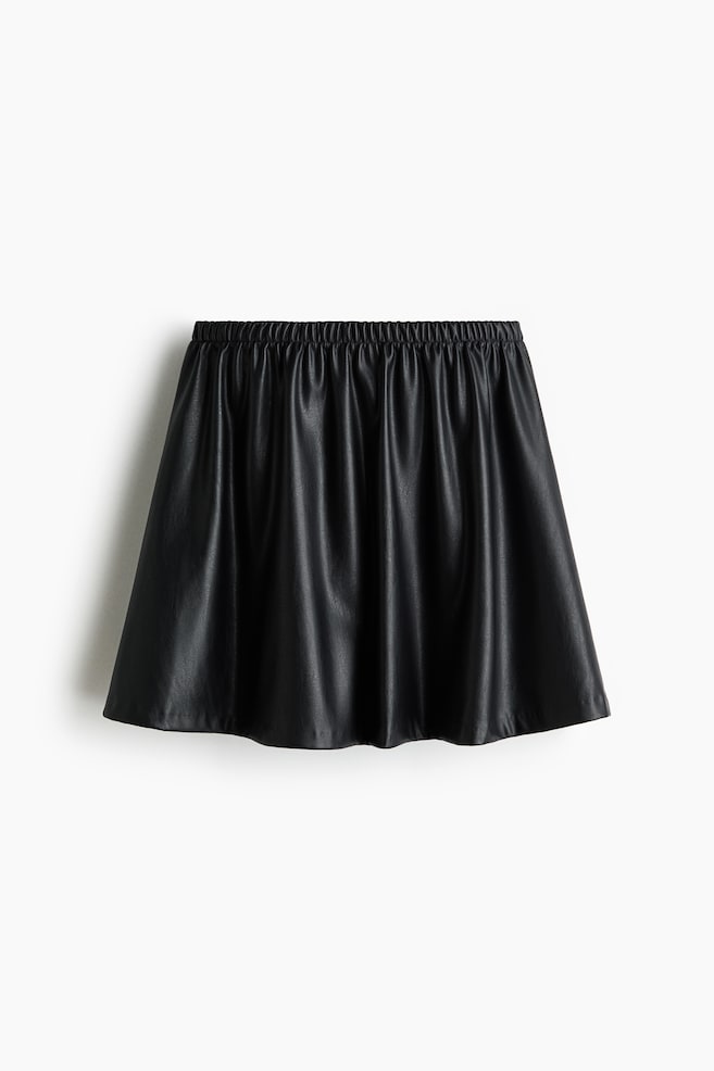 Falda con vuelo - Negro/Beige - 1