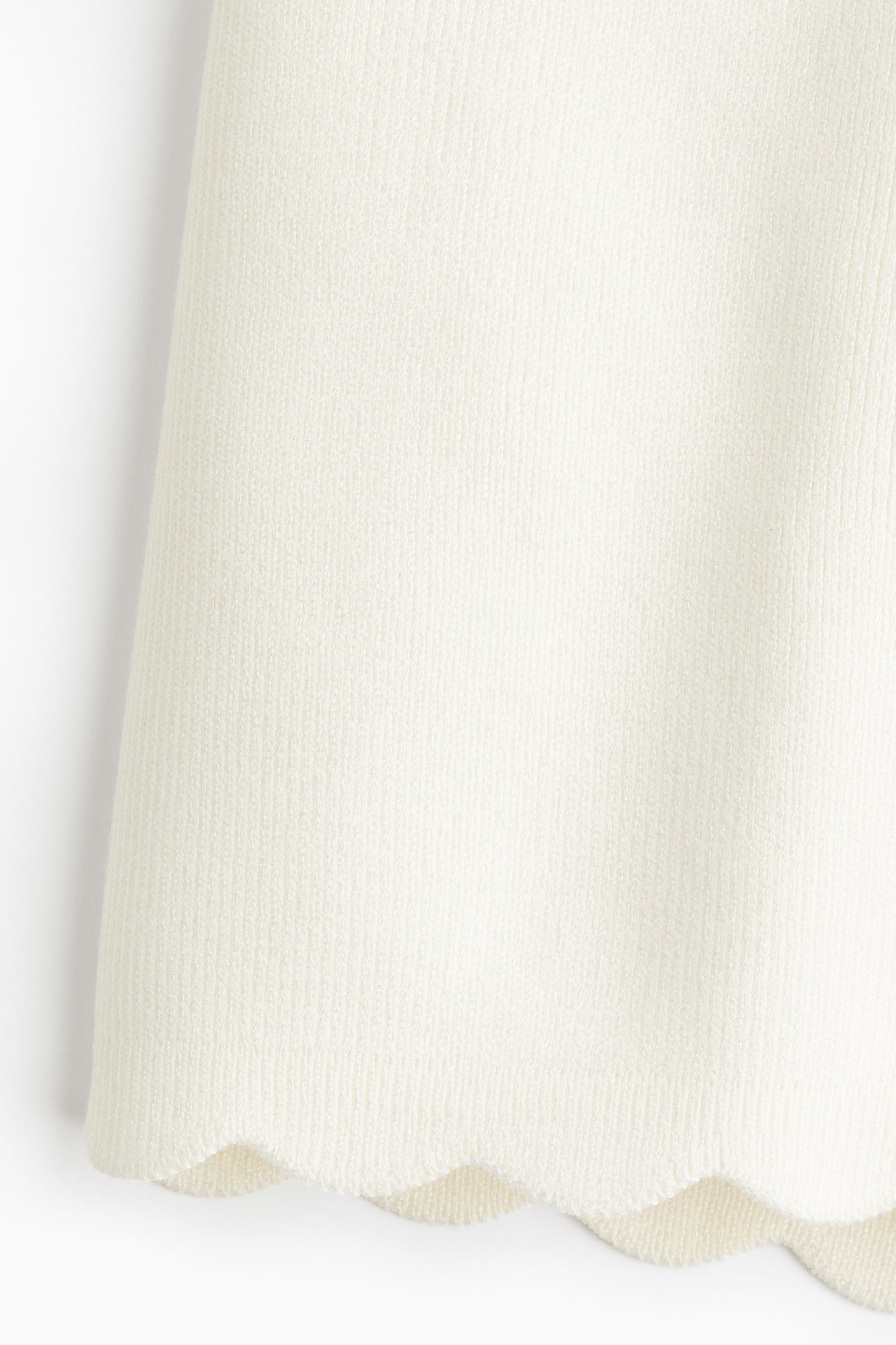 Женские шорты H&M Fine-Knit, цвет: Белый — фото 2
