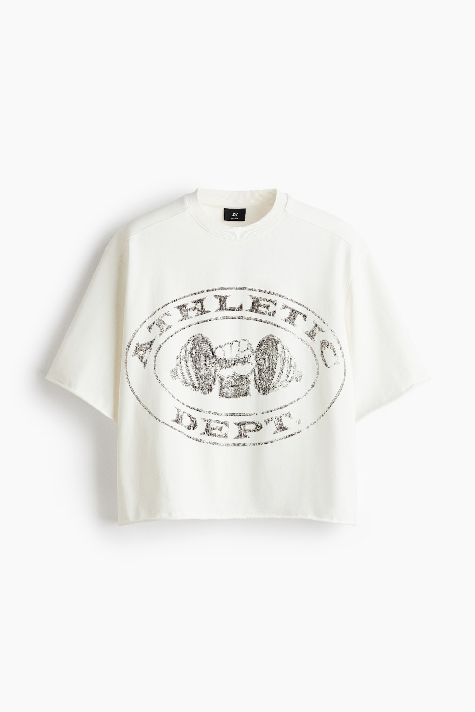 Oversized Printed Cotton T-Shirt - Cream/Athletic Dept./Cream/Las Vegas/Washed black/Westcoast/Dark dusty blue/Uncut Gym 247/Black/Las Vegas/Cream/San Bernardino - 1