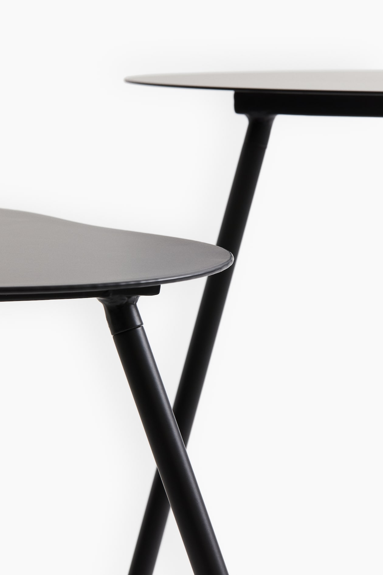 Black Metal Side Table Set at H&M Home | H&M US