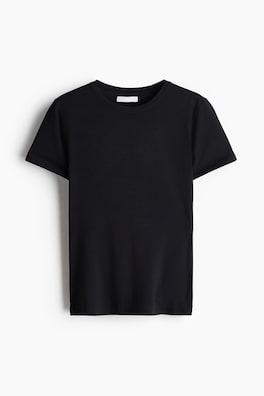 Figurnära T-shirt i modal