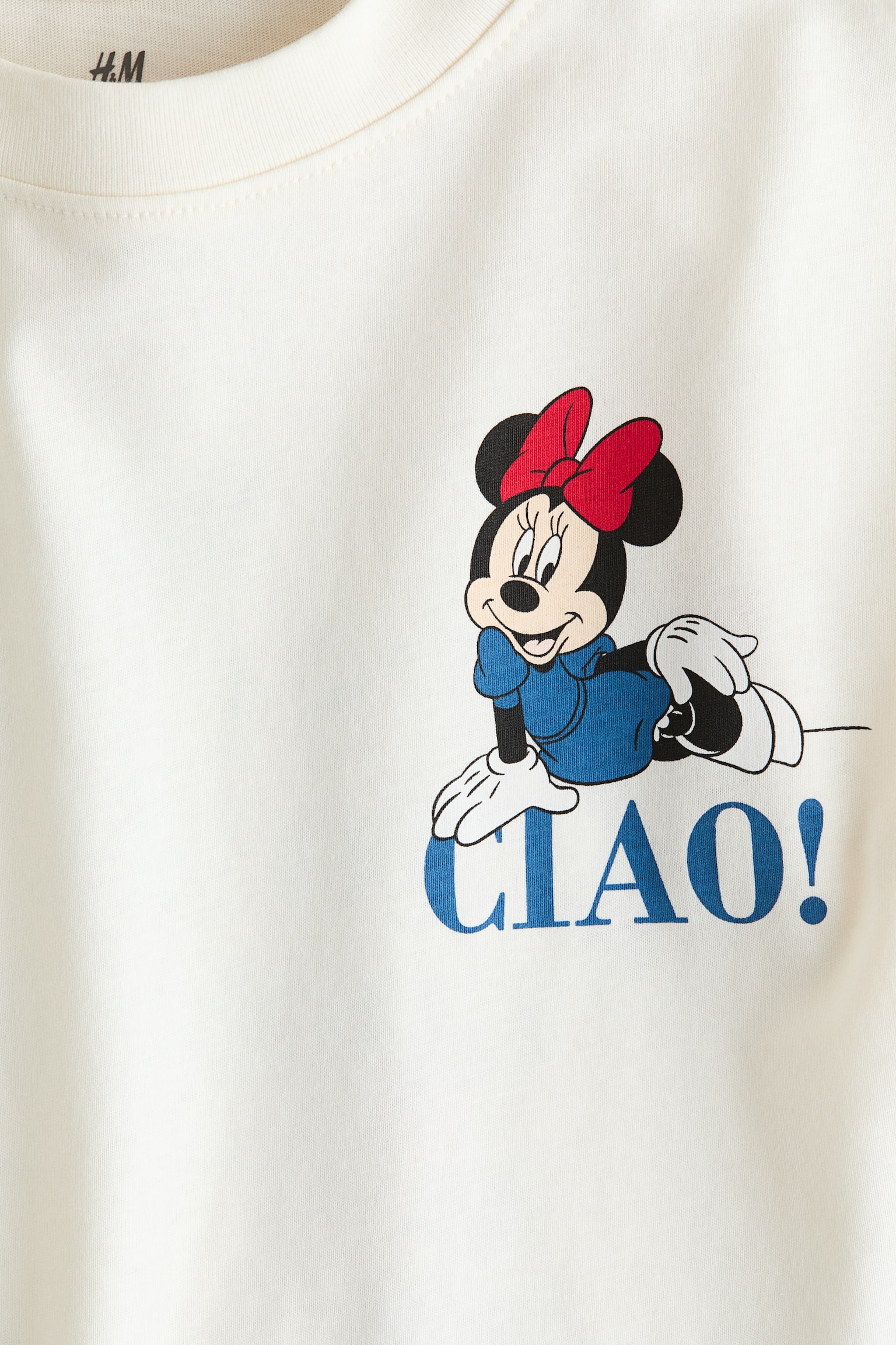 T-shirt ample, imprimé - Crème/Minnie/Bleu clair/Hello Kitty - 3