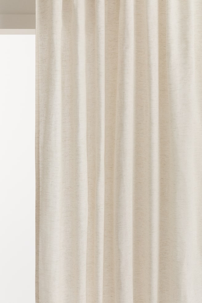 2-pack lyocell-blend curtain lengths - White - 1