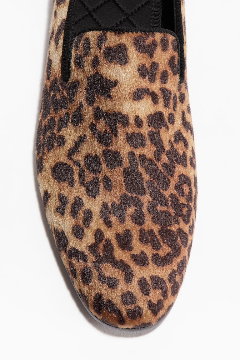 Loafers Beige/Leopard print Men H&M GB