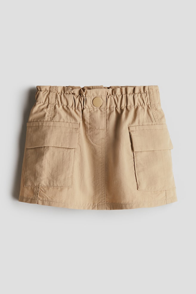 Cargo skirt - Beige - 1