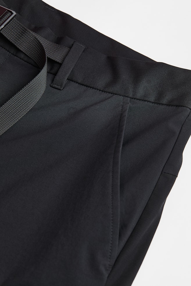Regular Fit Water-repellent outdoor trousers - Black/Dark khaki green - 13