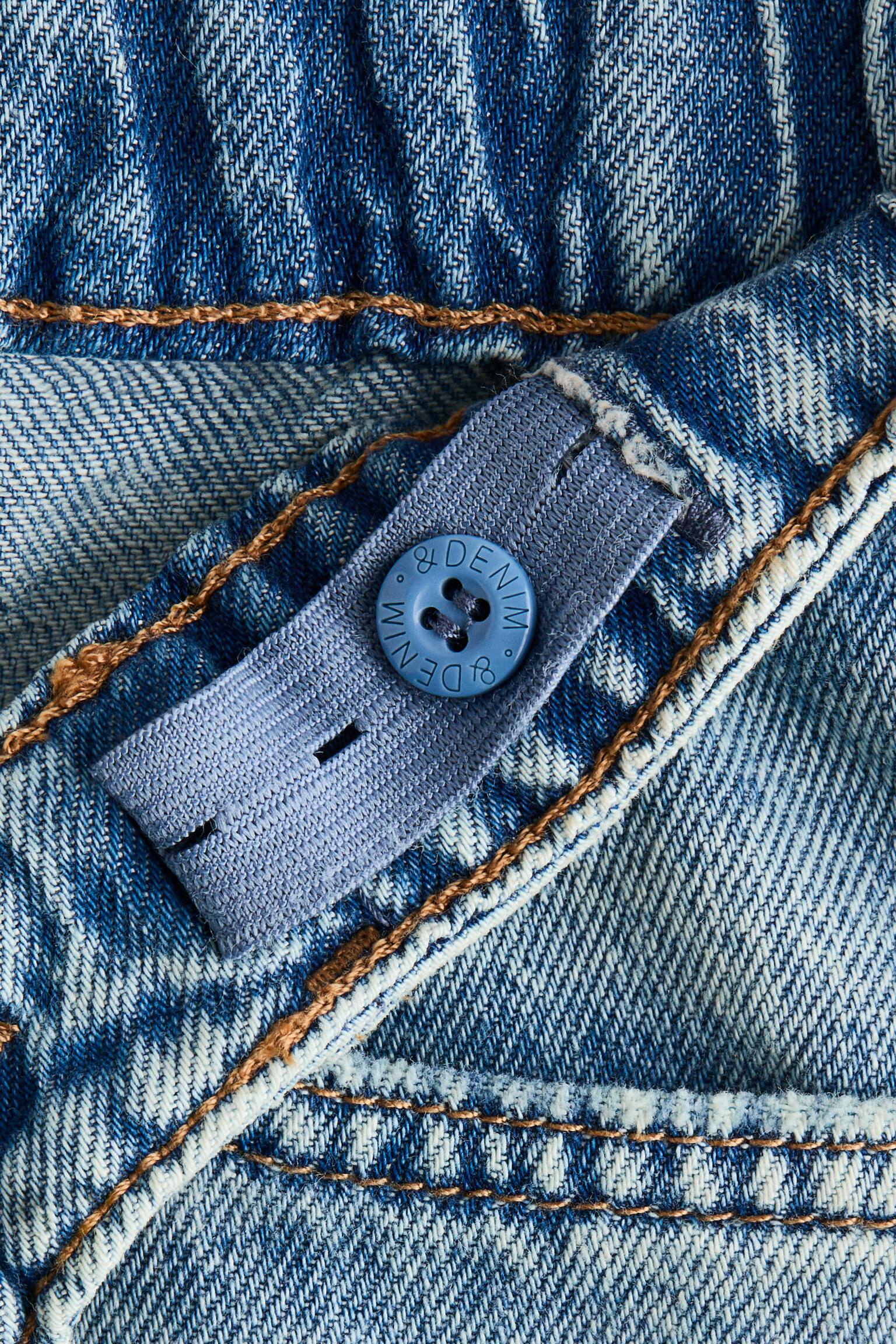 Loose Fit Barrel Jeans - Licht denimblauw/Denimblauw - 2