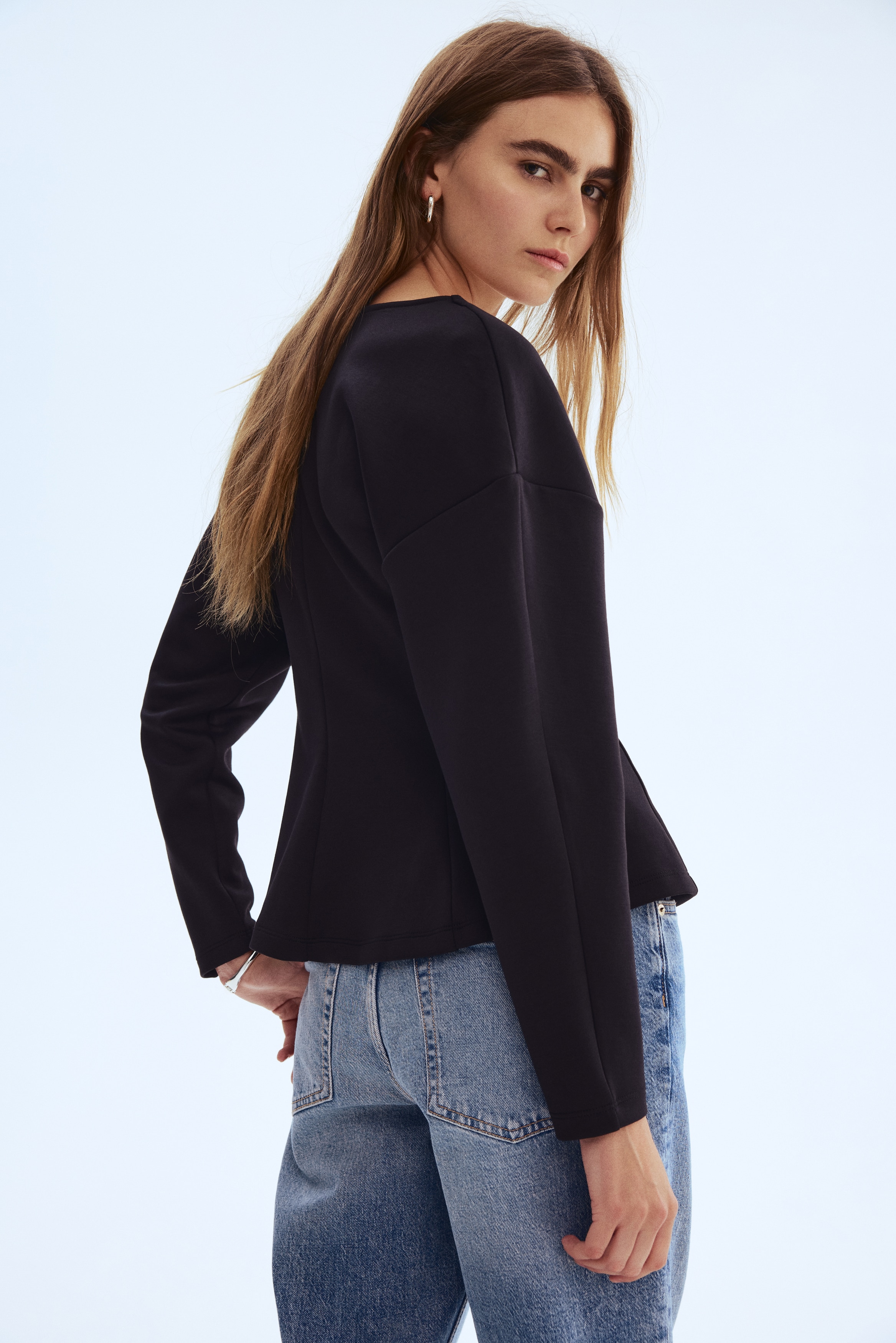 Waisted scuba top